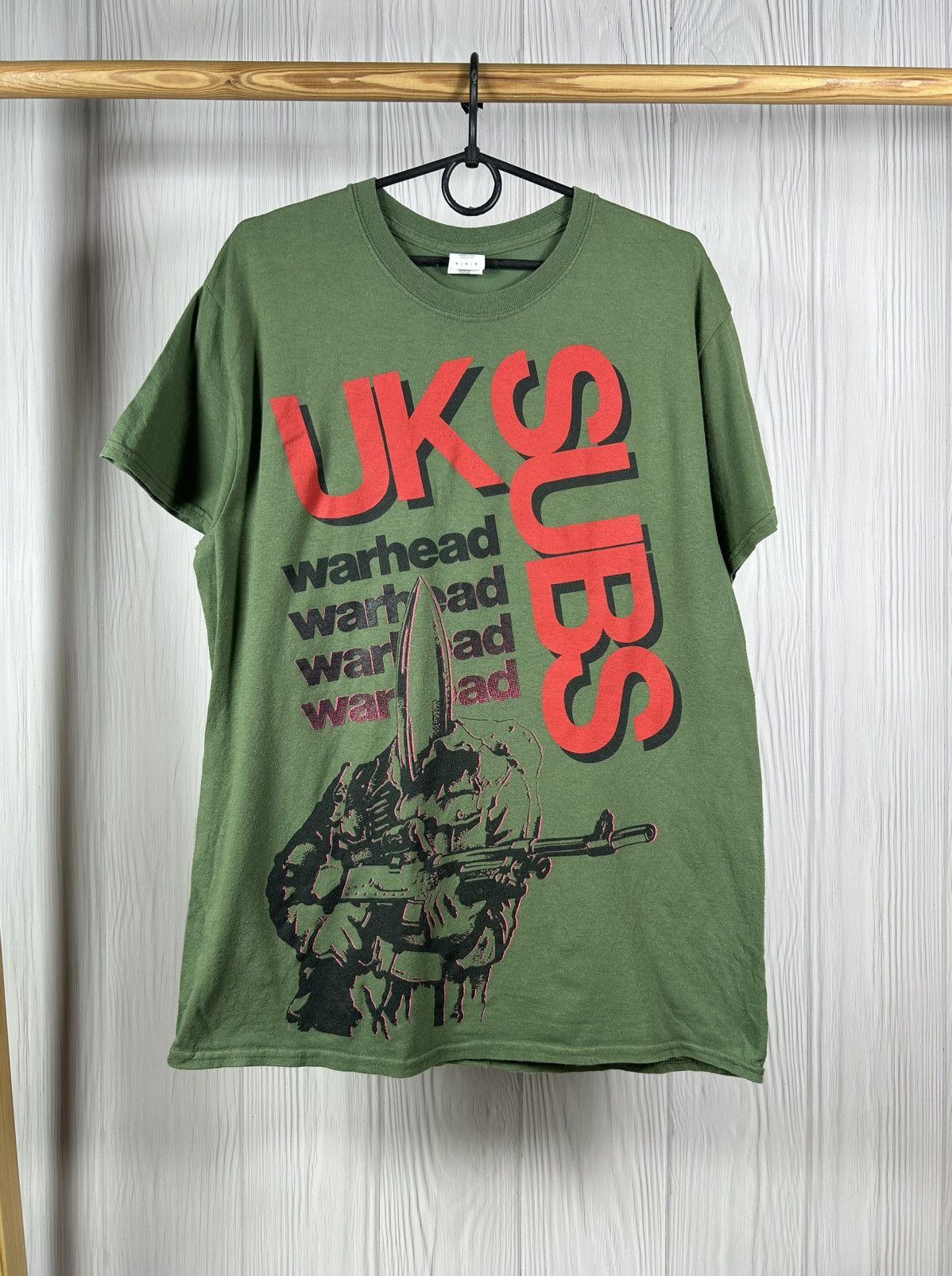 Band Tees Vintage U.K. Subs Warhead Band T-Shirt Size M Size US M / EU 48-50 / 2 - 1 Thumbnail