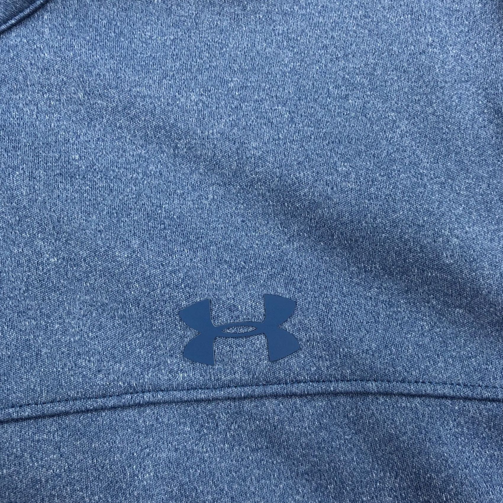 Under Armour Under Armour Men's Lg Large Blue Storm 2.0 1/4 Zip Pullover Jacket Activewear Sports Geometric Pattern) Size US L / EU 52-54 / 3 - 3 Thumbnail