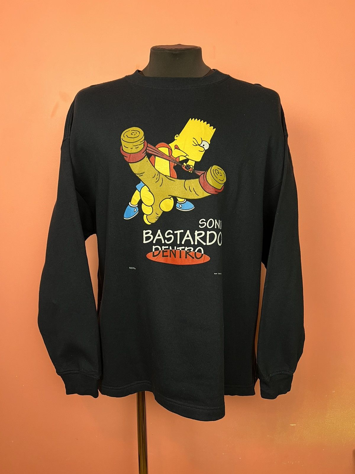 Vintage The Simpson Bart sweatshirt vintage rare 1999 fox Size US M / EU 48-50 / 2 - 1 Thumbnail