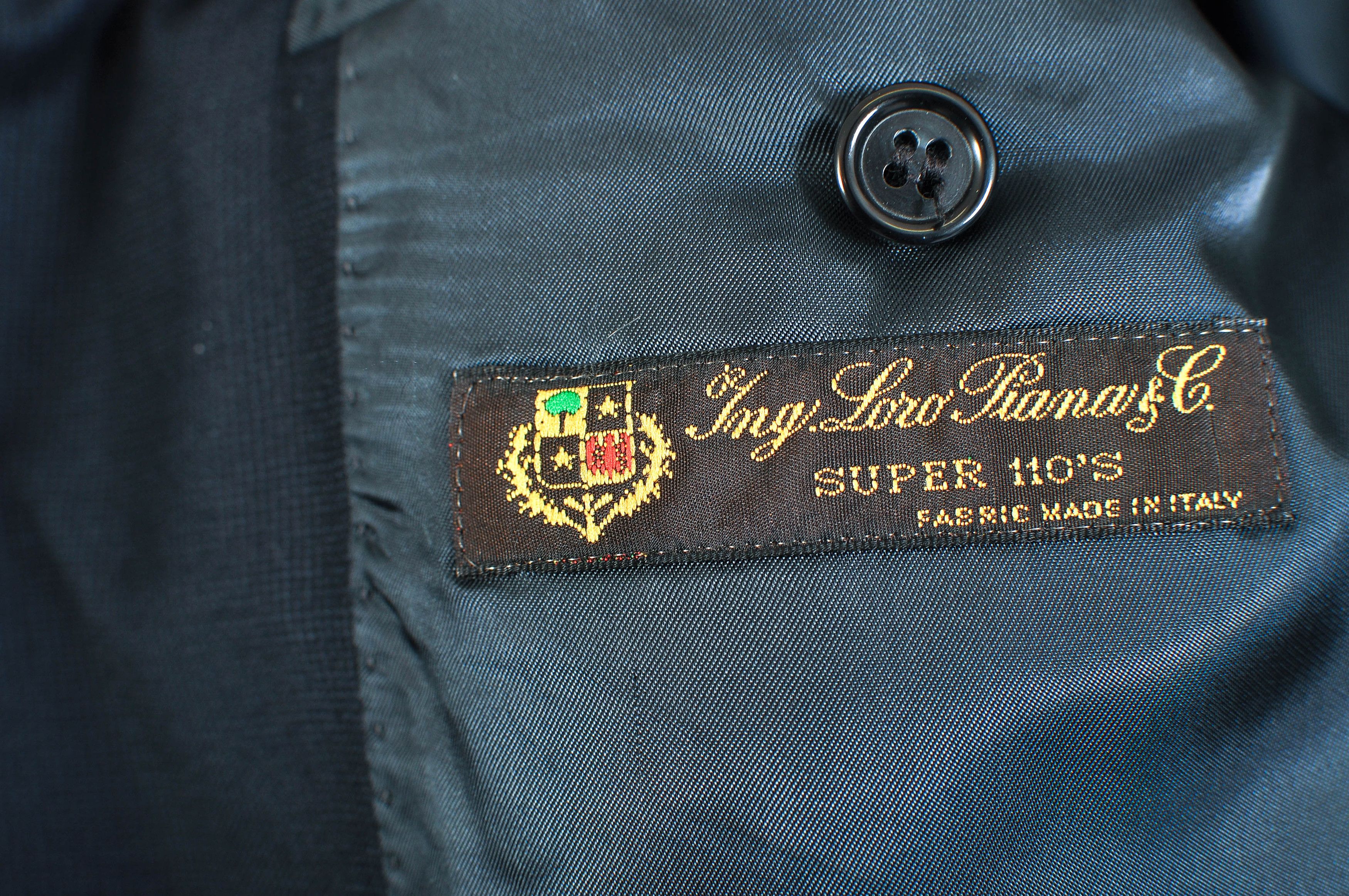 Loro Piana Vintage 90s unique Italian suit Size 42R - 7 Thumbnail