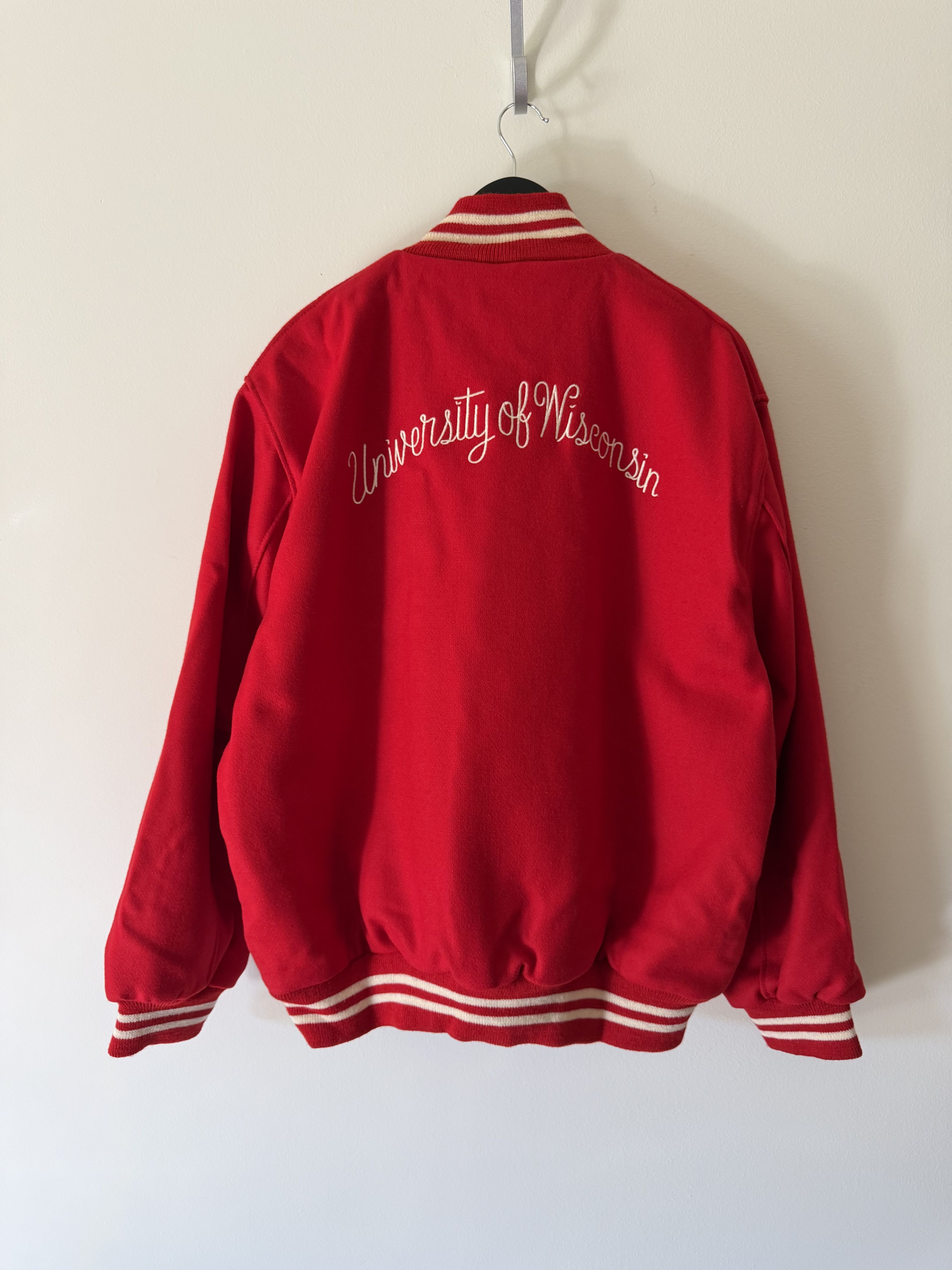 Ebbets Field Flannels Ebbets Field 1952 University of Wisconsin Varsity Jacket Size US XL / EU 56 / 4 - 5 Thumbnail