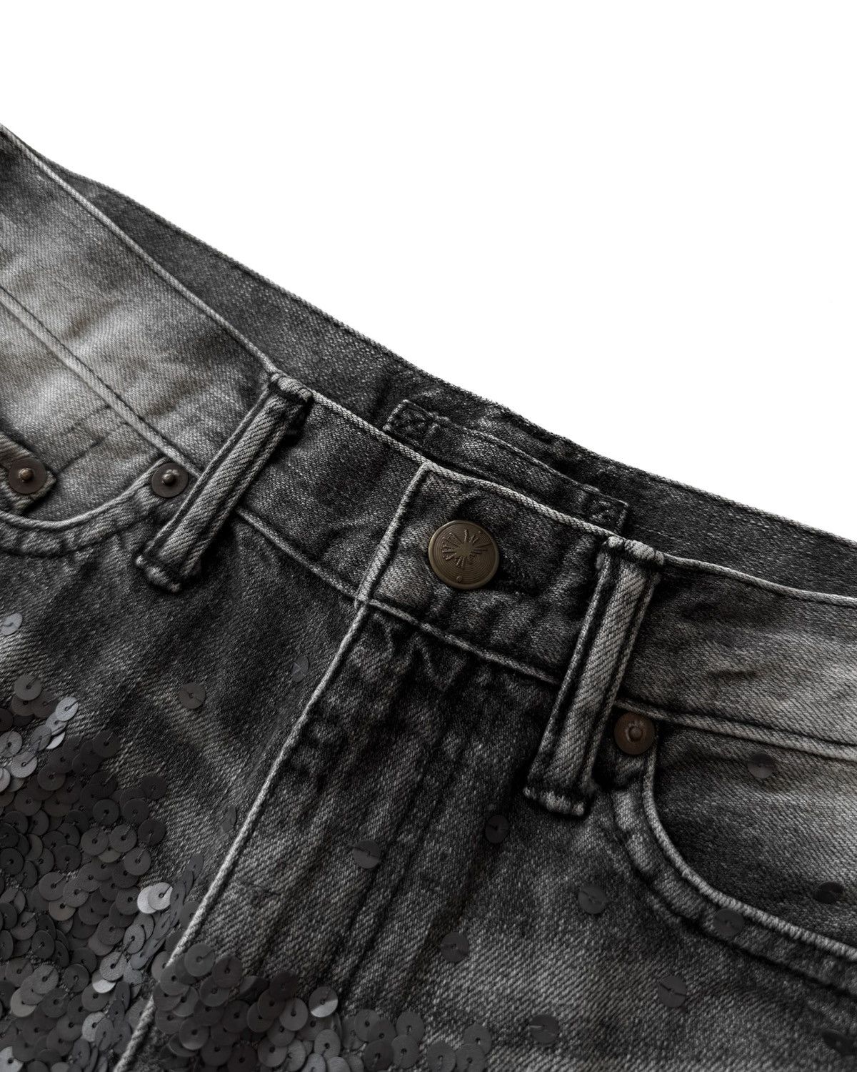 Maison MIHARA YASUHIRO MIHARAYASUHIRO DISTRESSED DENIM SHORTS Size US 29 - 3 Thumbnail