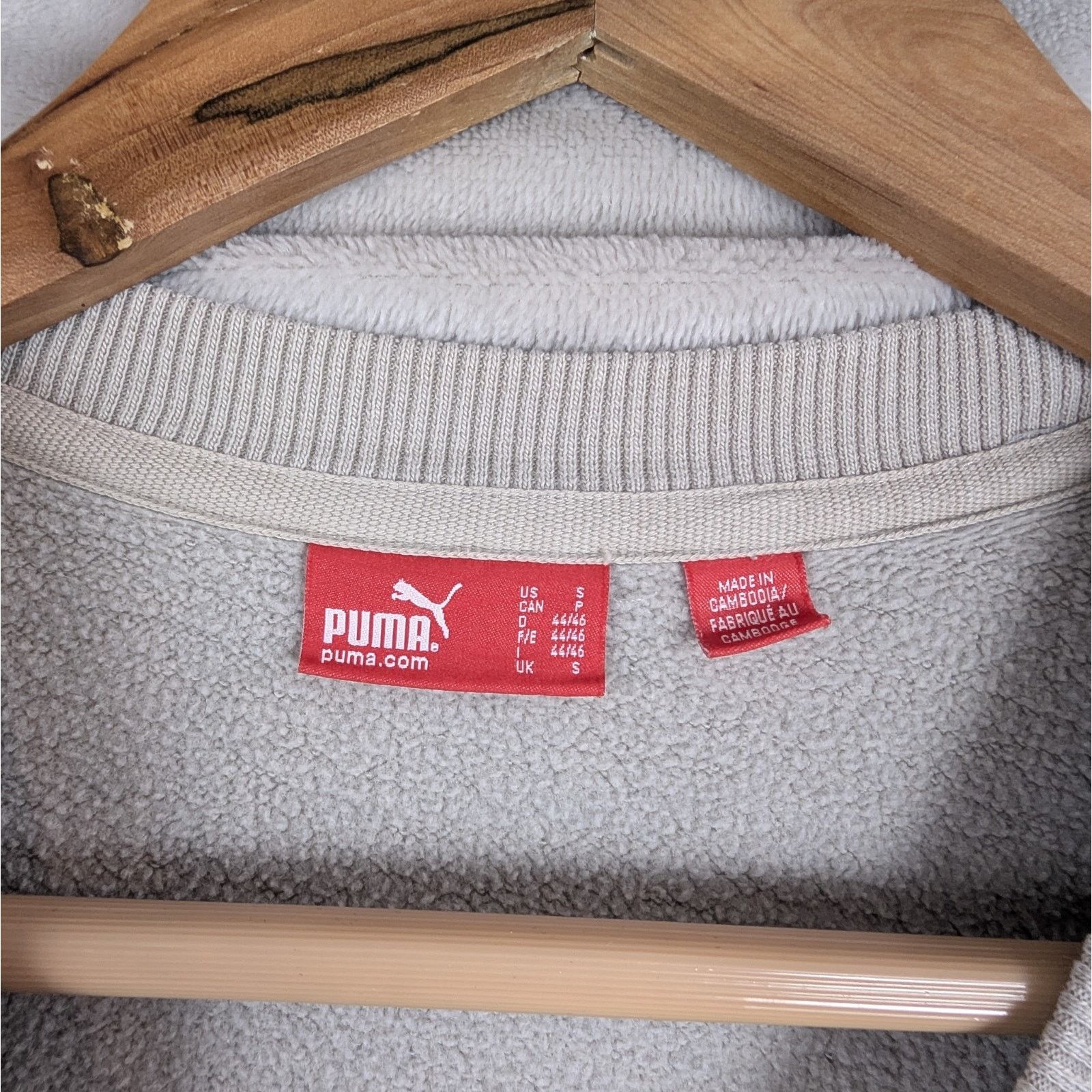 Puma Puma Sweatshirt Y2K Sweatshirt Gray Stitched *flaw* Size US S / EU 44-46 / 1 - 4 Thumbnail