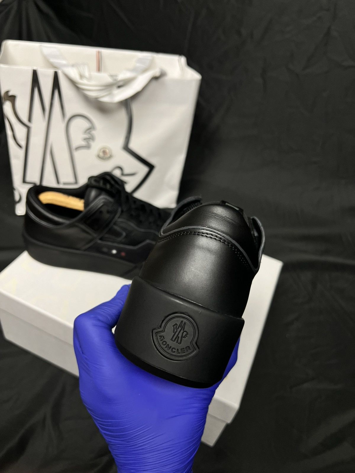 Moncler DSWT Moncler Promyx Space D low top leather and suede Size US 10 / EU 43 - 10 Thumbnail