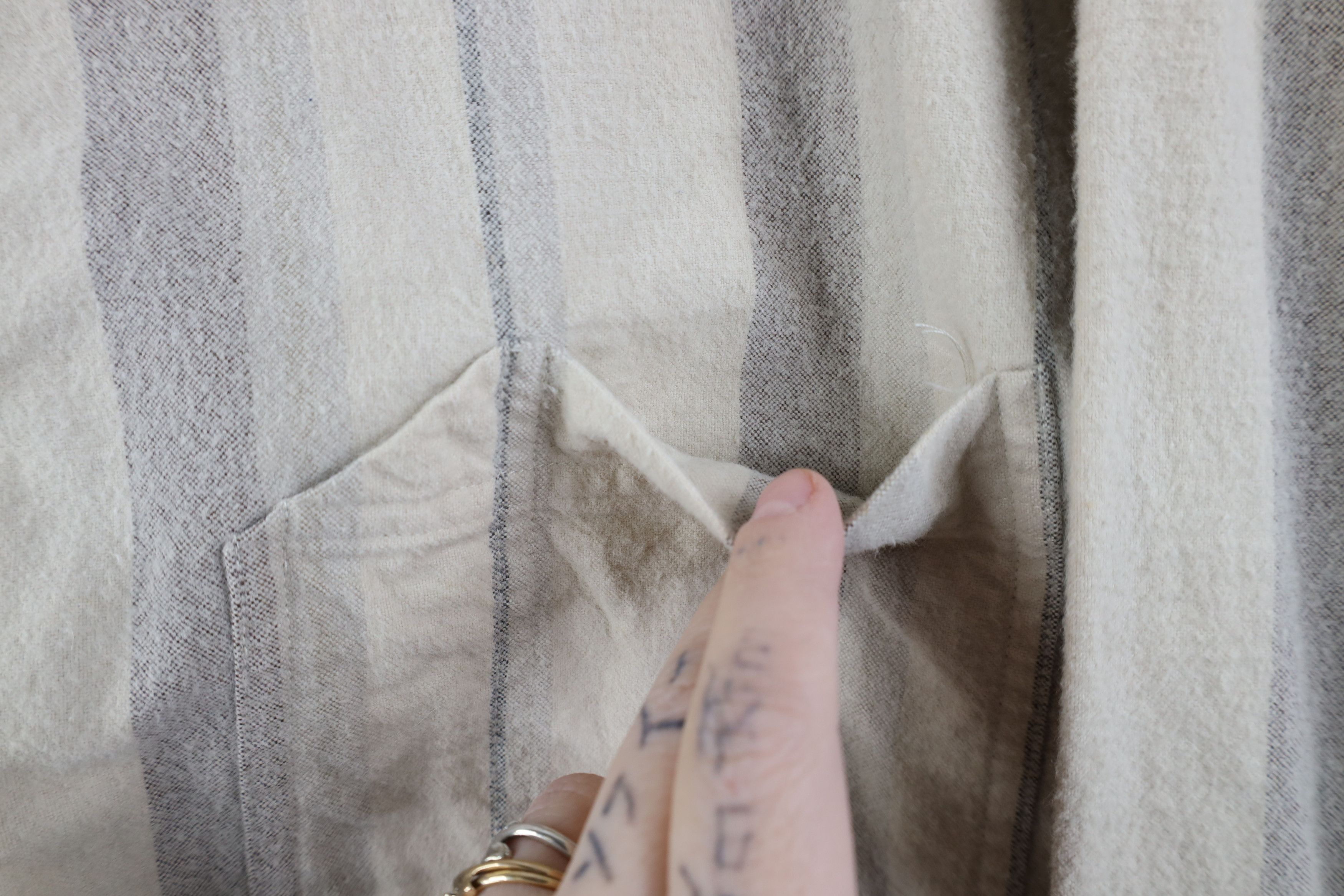Vintage Vintage 90s Streetwear Chamois Cloth Button Down Shirt Size US L / EU 52-54 / 3 - 7 Thumbnail