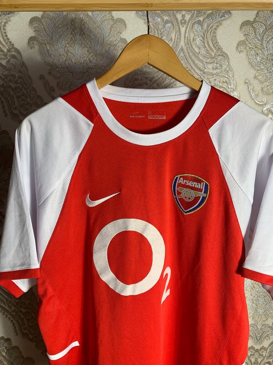 Nike × Vintage VERY RARE NIKE FC ARSENAL LONDON ENGLAND SOCCER JERSEY RETRO Size US XL / EU 56 / 4 - 2 Thumbnail
