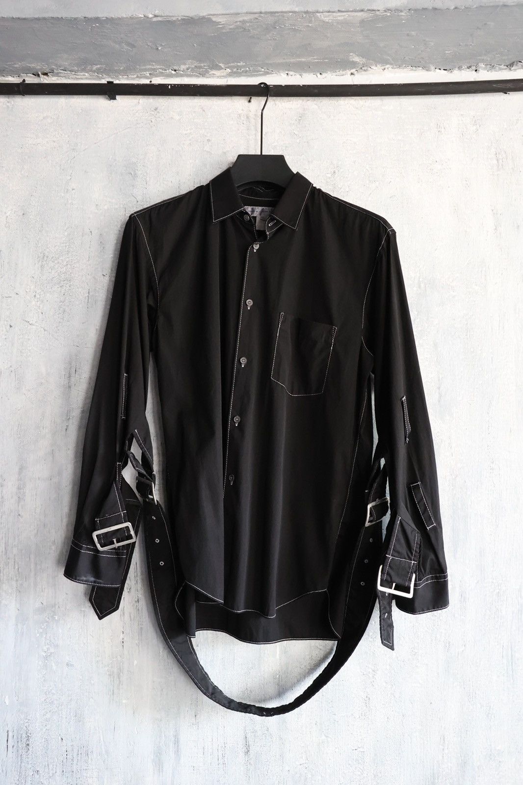 Comme des Garcons Homme Plus Comme des garçons black cotton shirt Size US XS / EU 42 / 0 - 1 Thumbnail