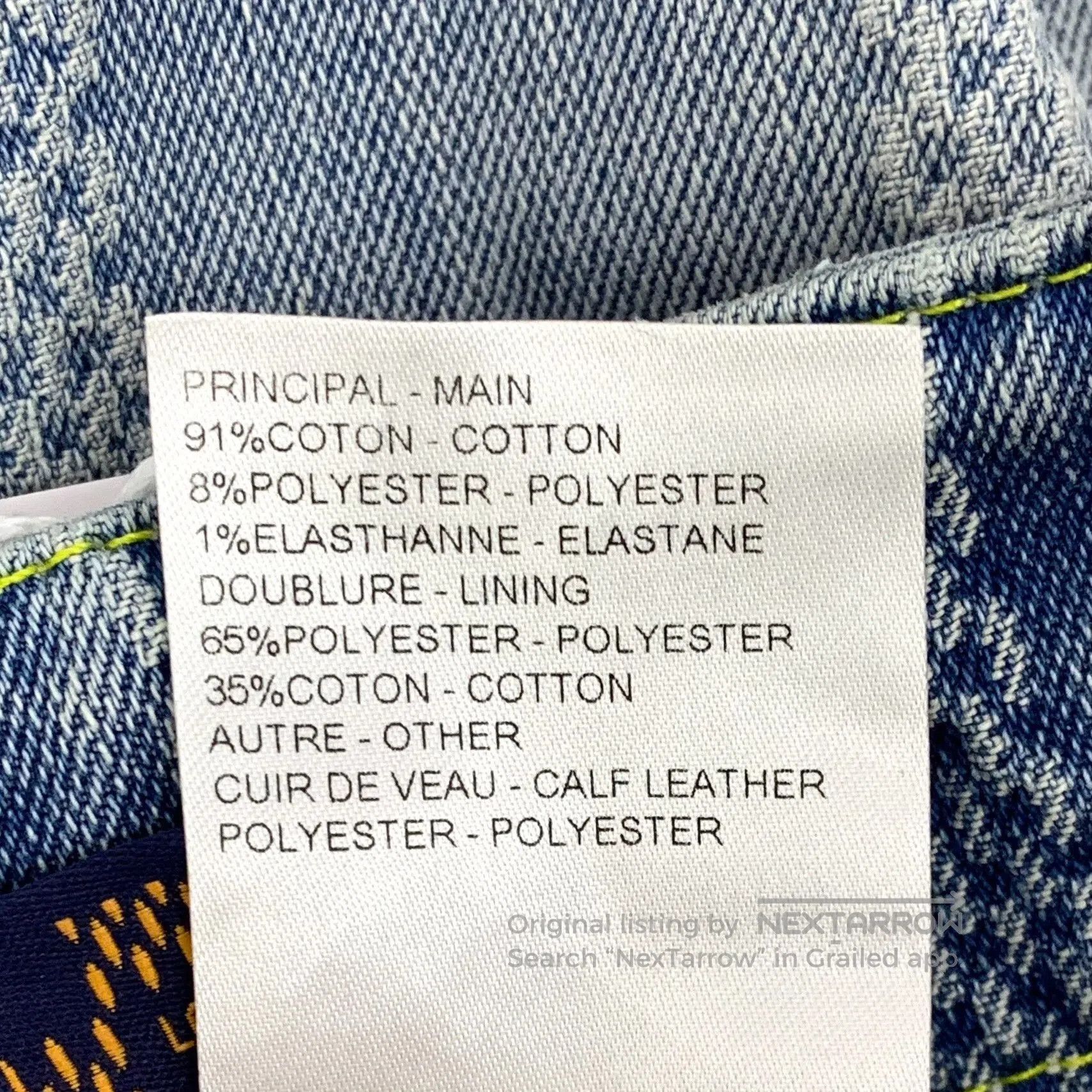 Louis Vuitton Louis Vuitton 25 Light Blue Washed Damier Jeans. Size US 30 / EU 46 - 9 Thumbnail