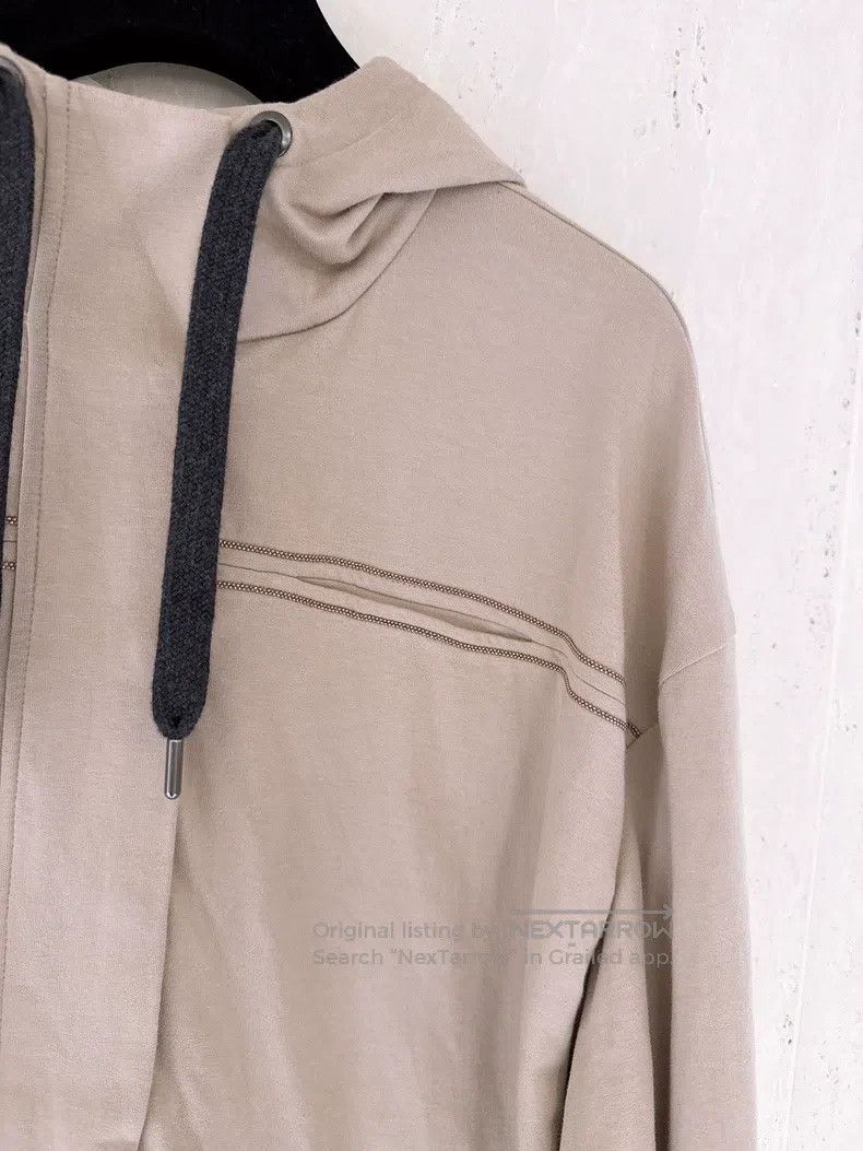 Brunello Cucinelli Brunello Cucinelli Beaded decorative hooded jacket Size XS / US 0-2 / IT 36-38 - 3 Thumbnail