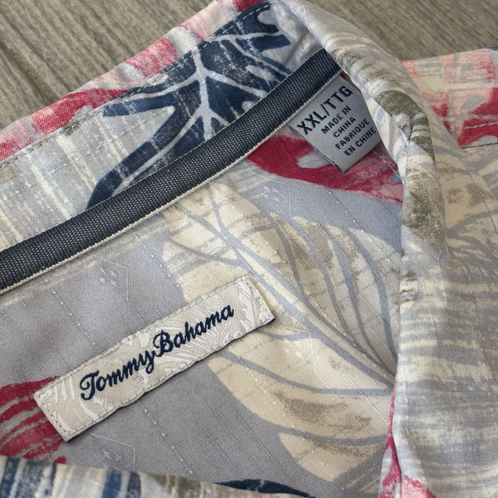 Tommy Bahama Tommy Bahama Island Zone Hawaii Silk Shirt Monstera Mens XXL Size US XXL / EU 58 / 5 - 4 Thumbnail