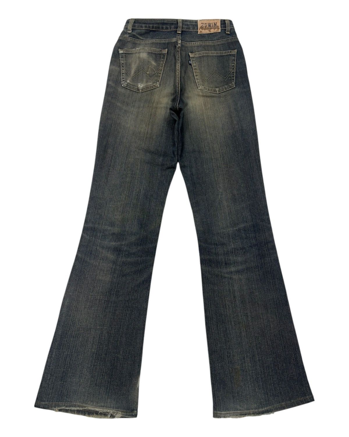 Edwin Vintage Miss Edwin Mud Wash Flare Jeans Bootcut Denim Size 27" / US 4 / IT 40 - 2 Thumbnail