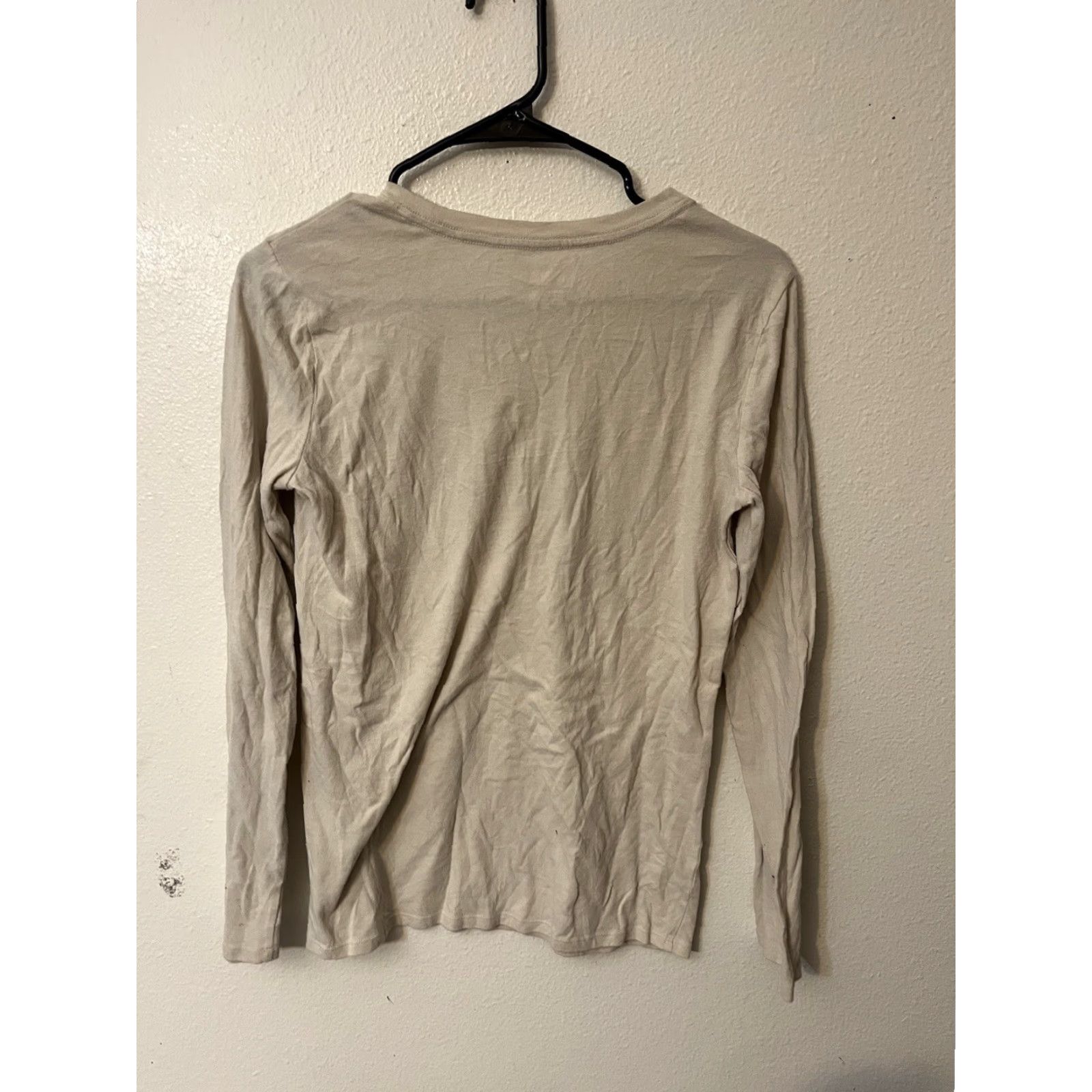 Victoria's Secret Victoria's Secret Pink Long Sleeve T-Shirt Women's XS Crewneck Beige Graphic Print Casual Size XS / US 0-2 / IT 36-38 - 3 Thumbnail