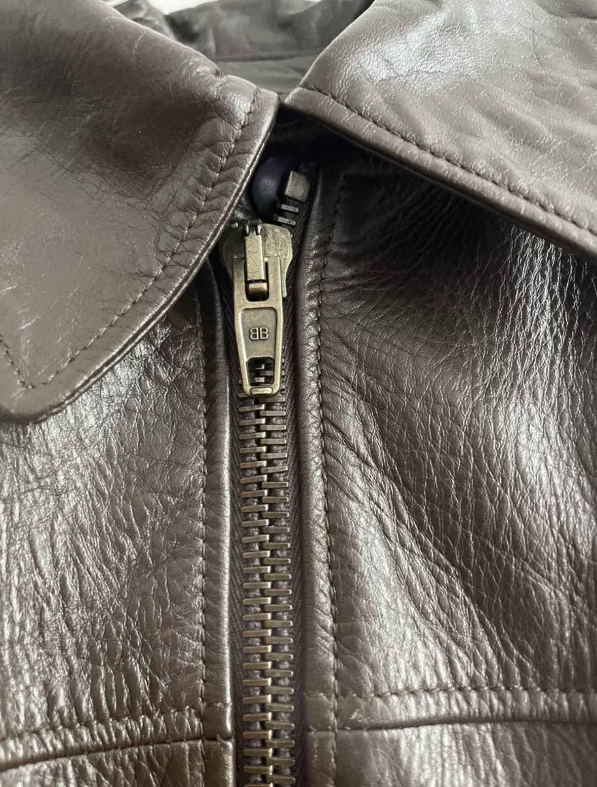 Balenciaga balenciaga 18fw twinset leather jacket Size US S / EU 44-46 / 1 - 4 Thumbnail