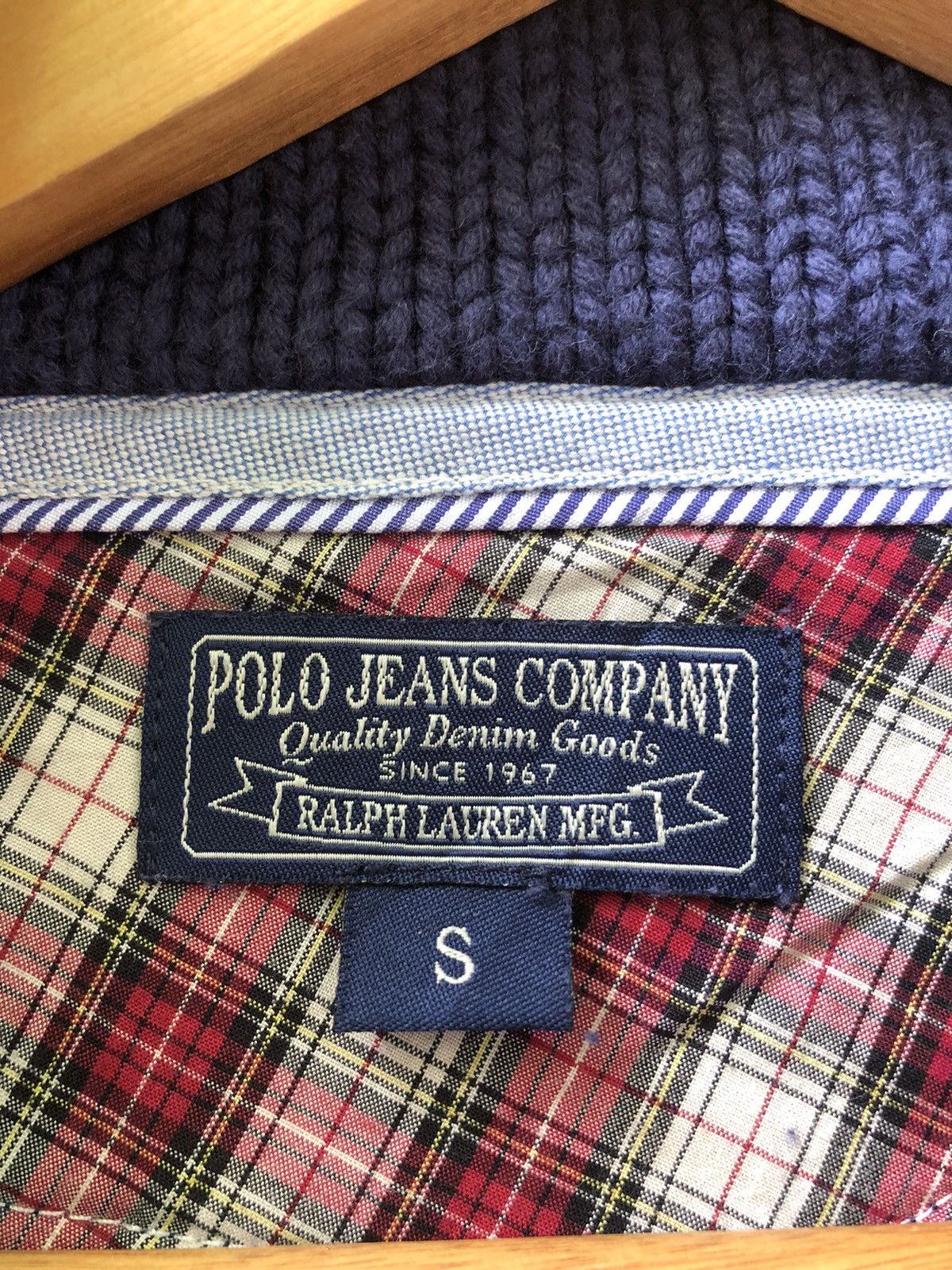 Polo Ralph Lauren Vintage 90s U.S.R.L Polo Ralph Lauren Zipper Knit Sweater Size S / US 4 / IT 40 - 13 Thumbnail