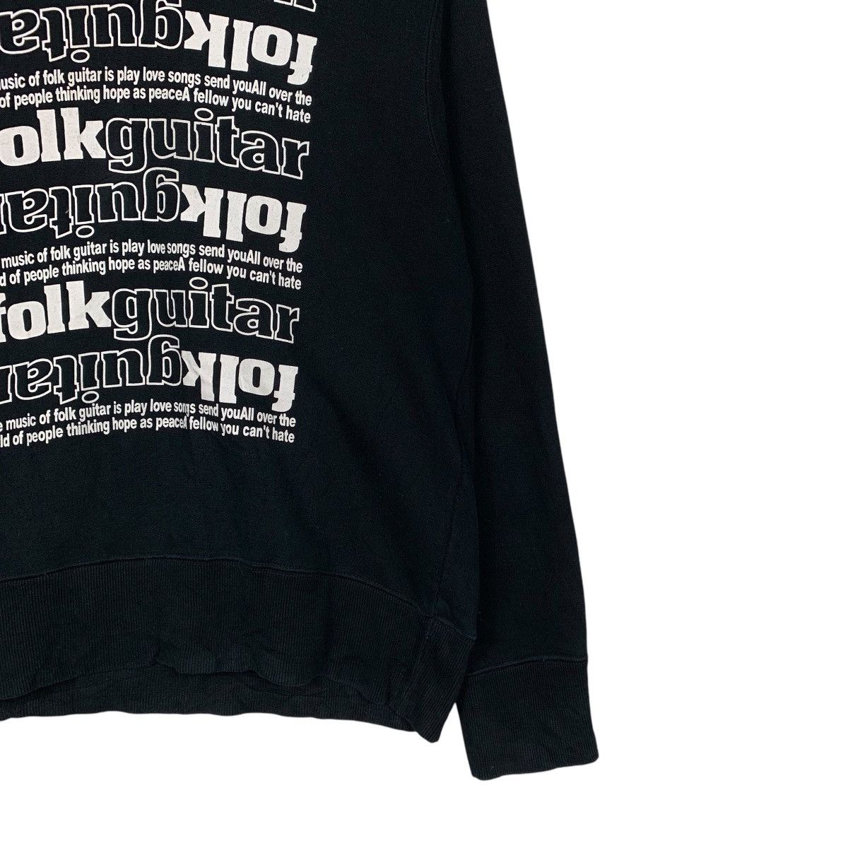 Japanese Brand Folk Guitar Pullover Hoodie Size US L / EU 52-54 / 3 - 4 Thumbnail