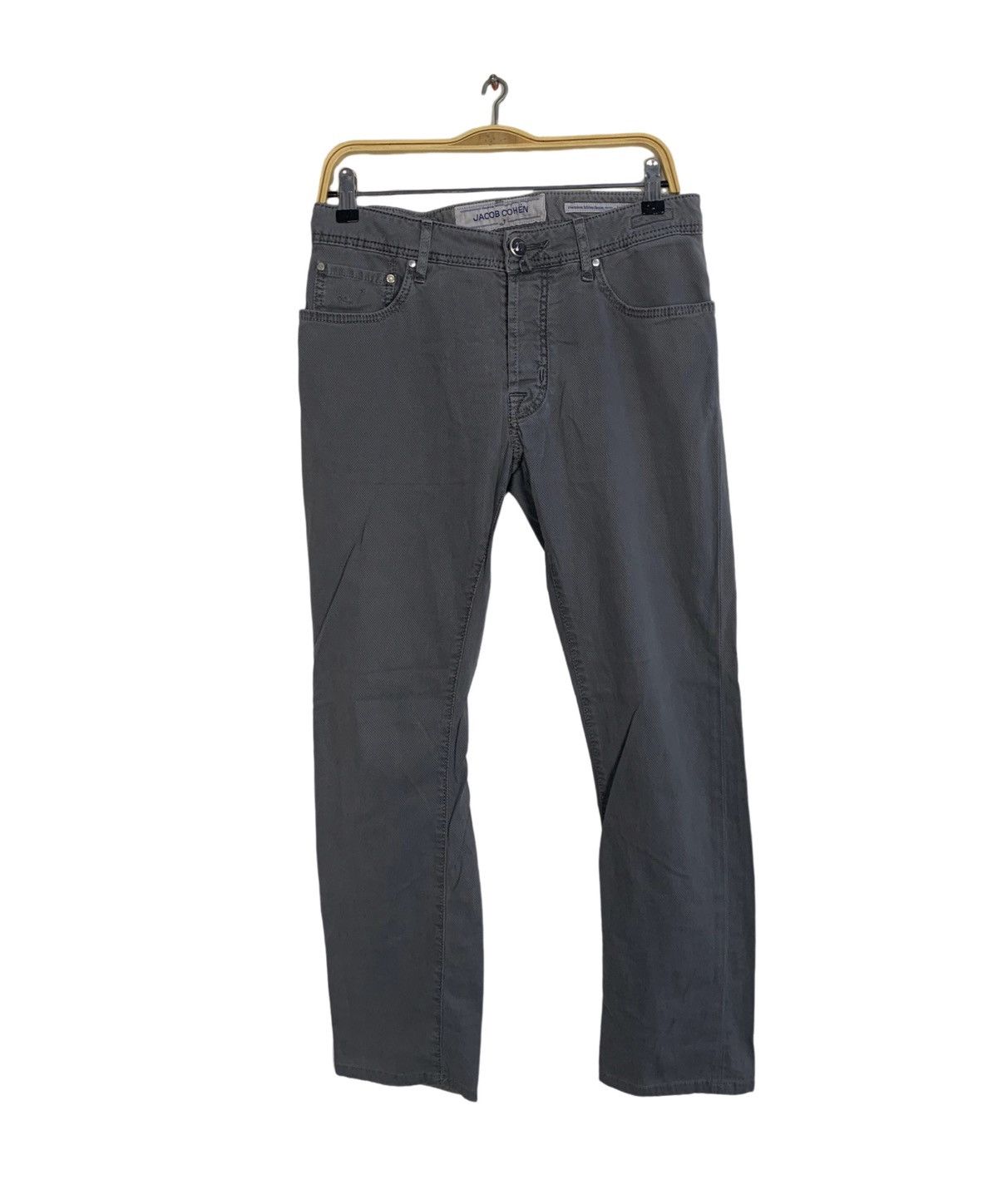 Jacob Cohen Jacob Cohen Italy Handmade Luxury Grey Jeans Straight Cut Size US 30 / EU 46 - 1 Thumbnail