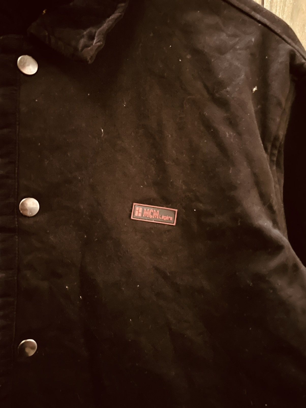 MCM × Vintage Vintage MCM Legere Black Light Jacket Size M / US 6-8 / IT 42-44 - 6 Thumbnail