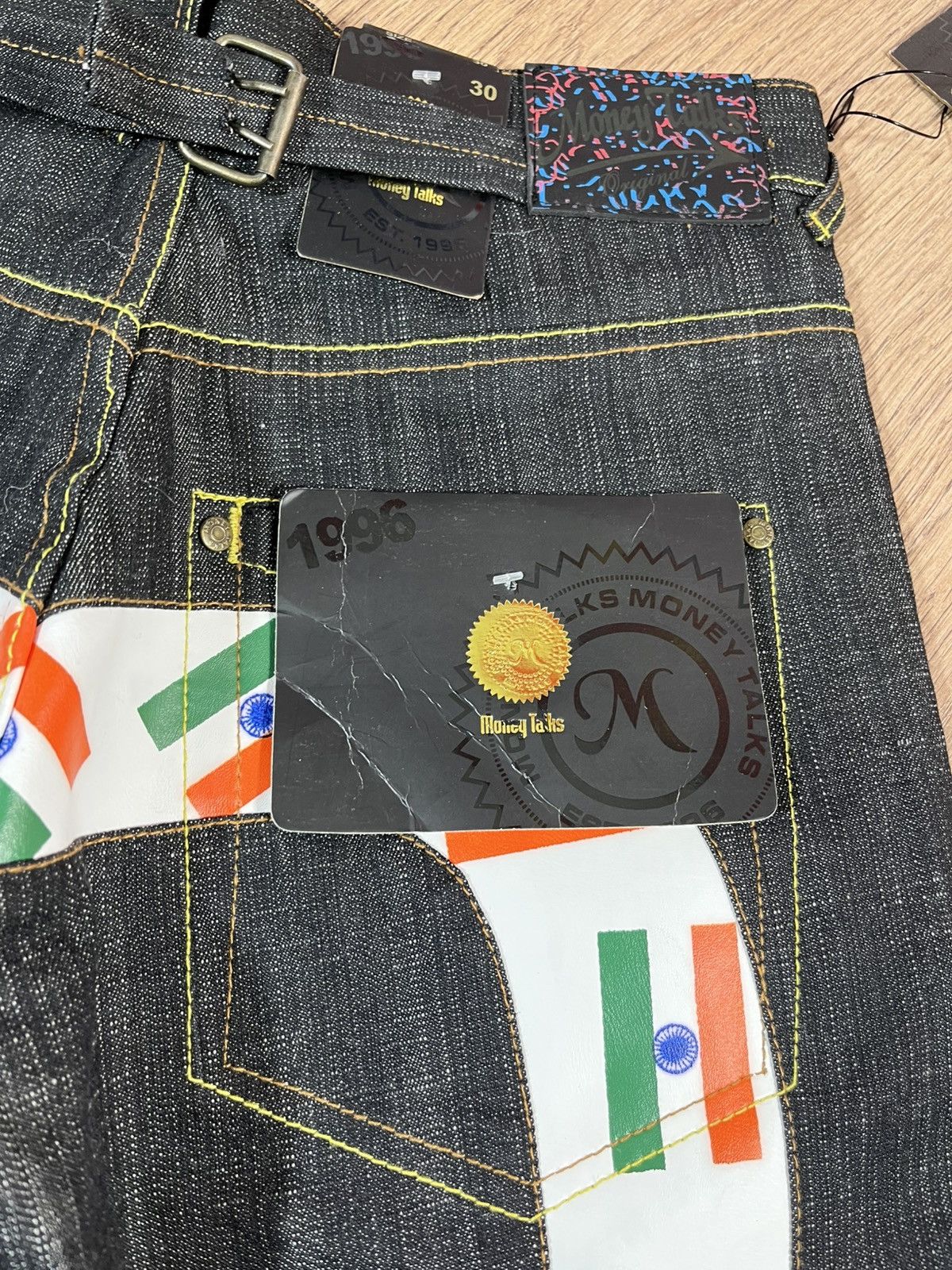Japanese Brand × Vintage Vintage Money Talks Japanese Archival Evisu Style Jeans Size US 30 / EU 46 - 19 Thumbnail