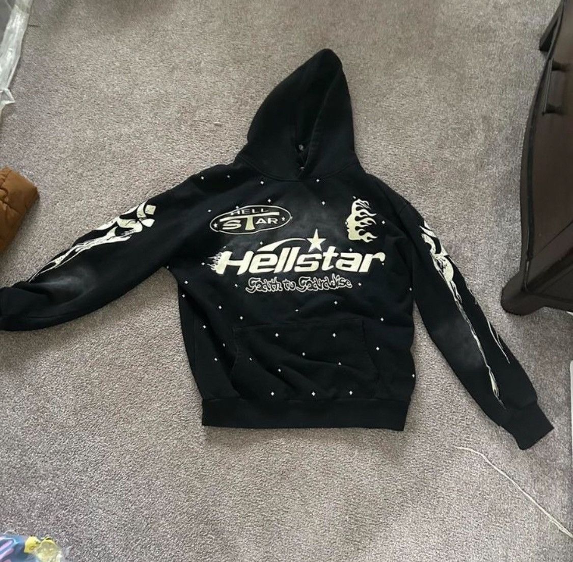 Other Black hellstart hoodie Size S / US 4 / IT 40 - 1 Thumbnail