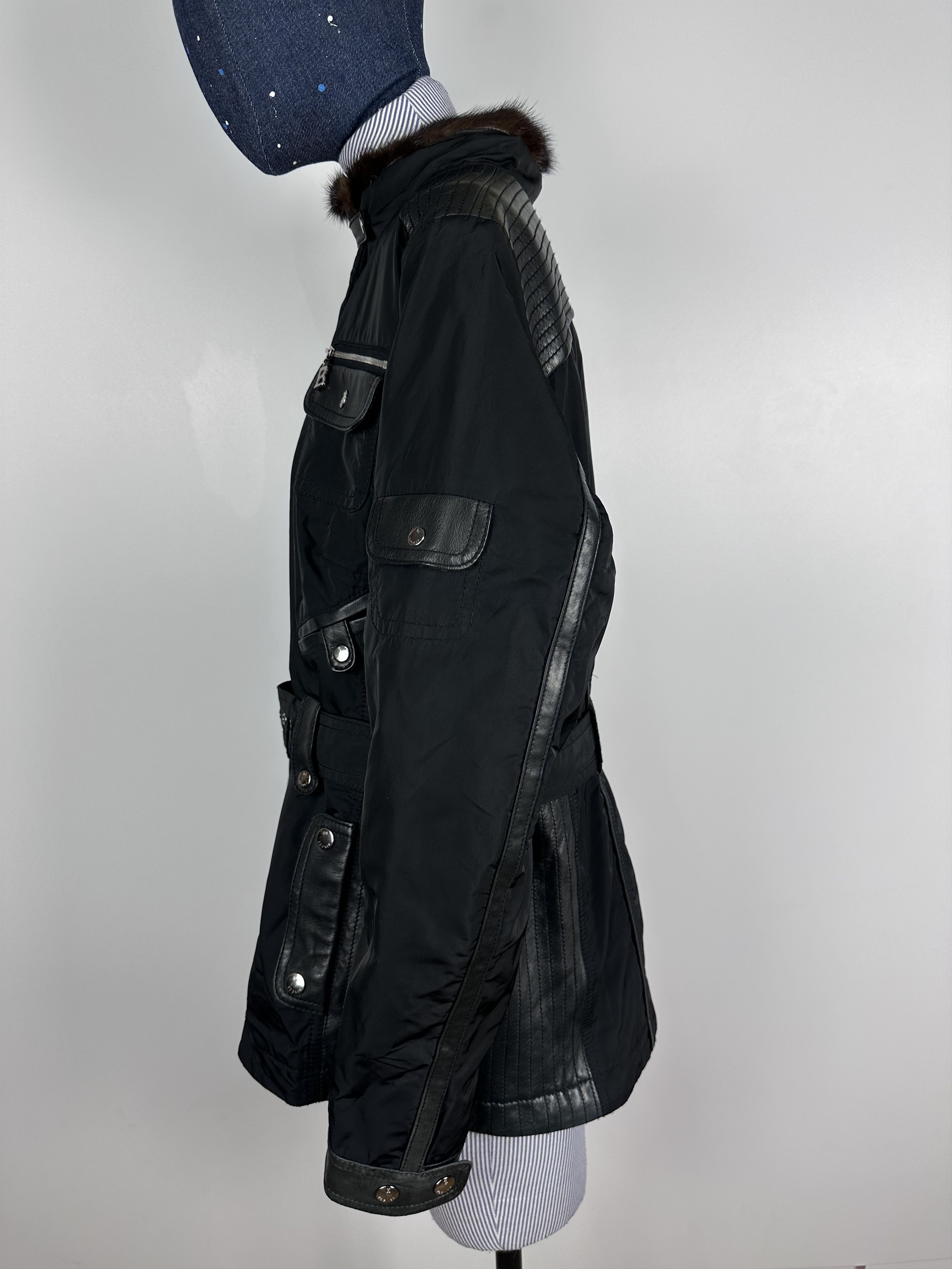 Bogner Bogner Womens Winter Jacket Coat Fur Black Jese L Size L / US 10 / IT 46 - 5 Thumbnail