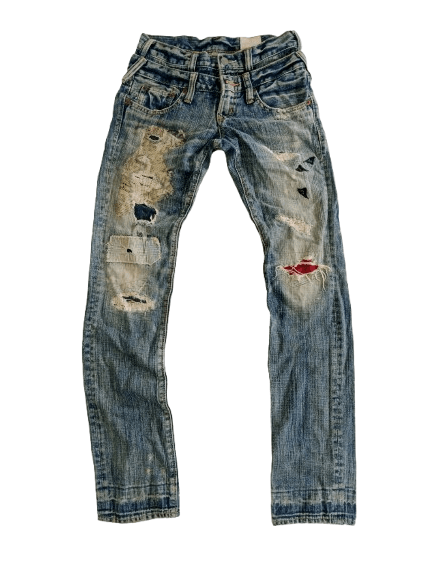 If Six Was Nine × Japanese Brand Vintage Antgauge Double Waist Jeans Japanese Style Size US 28 / EU 44 - 1 Thumbnail