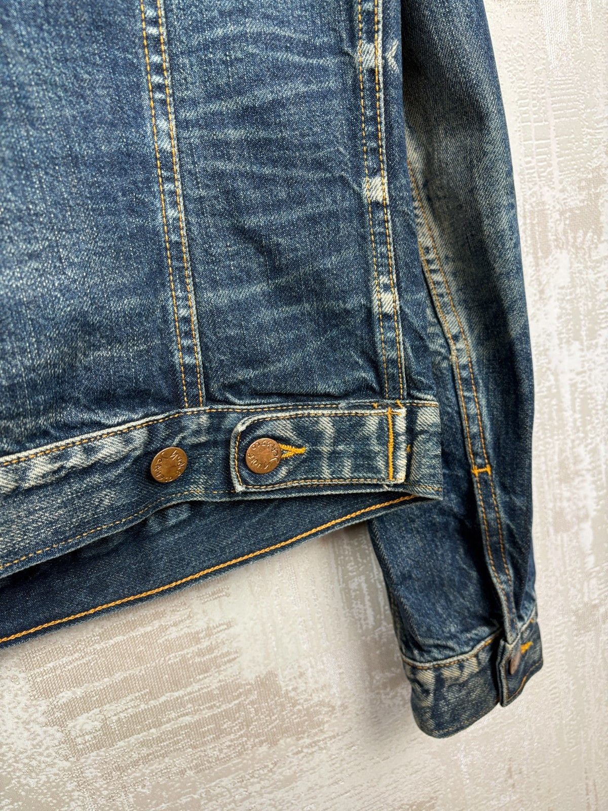 Nudie Jeans Nudie Jeans Terry Organic Sharp Denim Trucker Jacket Size US L / EU 52-54 / 3 - 19 Thumbnail