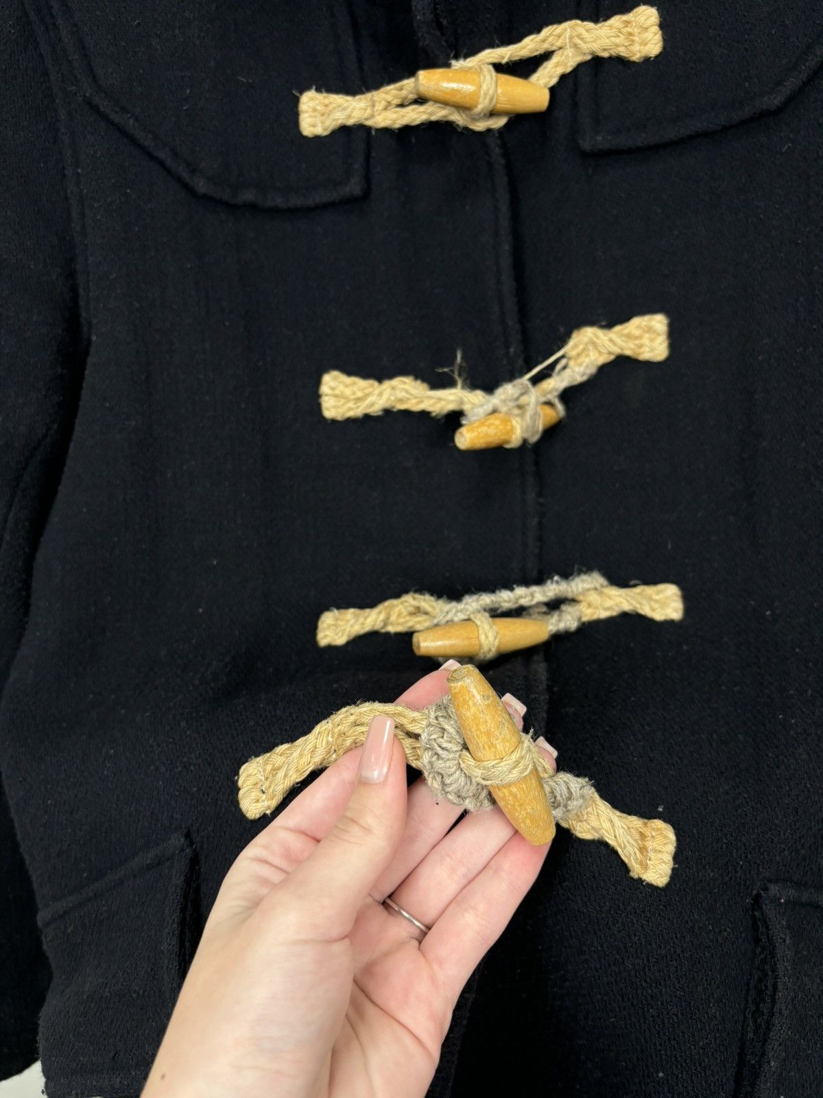 Issey Miyake Vintage Tsumori Chisato By Issey Miyake Wool Duffle Coat Size US M / EU 48-50 / 2 - 8 Thumbnail