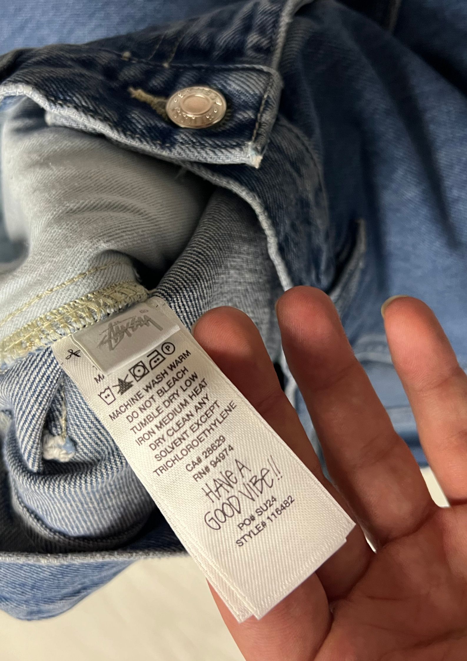 Stussy Stüssy Workgear Utility Denim Jeans (SU24) Size 30 Size US 30 / EU 46 - 6 Thumbnail