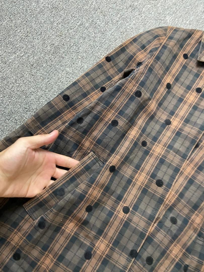 SHIPS SHIPS Japanese Brand Checkered Dot Jacket (199) Size US XXS / EU 40 - 6 Thumbnail