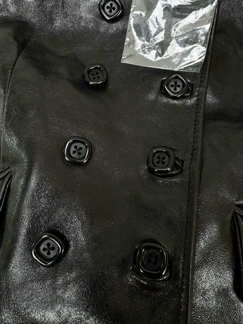 Gucci Gucci Black Leather Jacket with Minor Wear-2505 Size S / US 4 / IT 40 - 3 Thumbnail