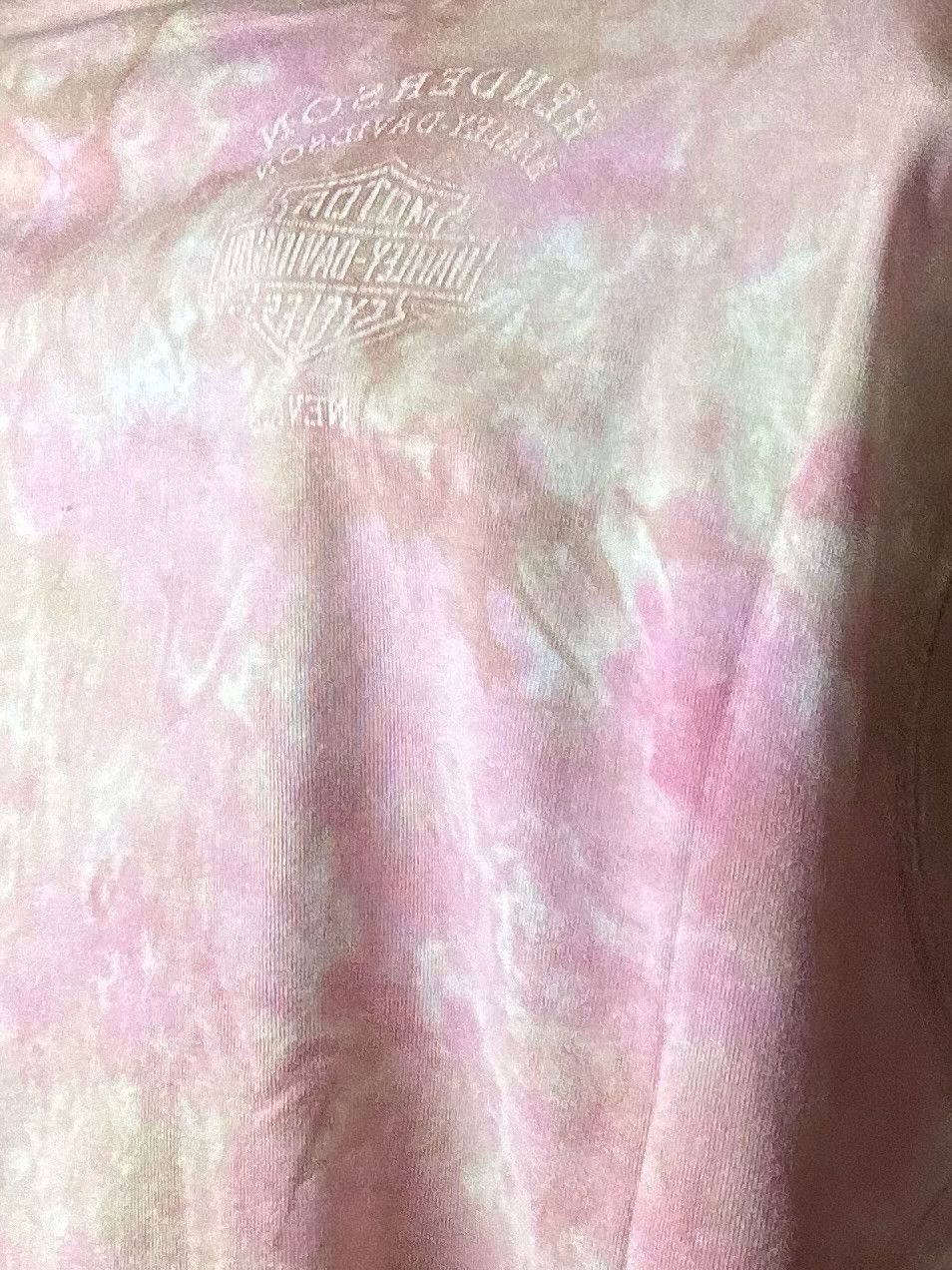 Harley Davidson Vintage Harley Davidson Pink Dyed Sleeveless Top Size US M / EU 48-50 / 2 - 5 Thumbnail