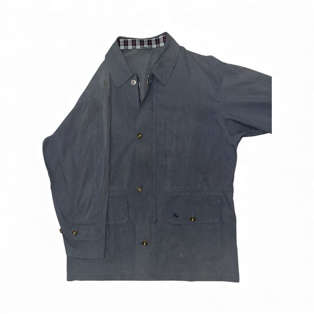 Burberry Burberry's Waxed Cotton Field Jacket Utility Vintage Style Size US M / EU 48-50 / 2 - 3 Thumbnail