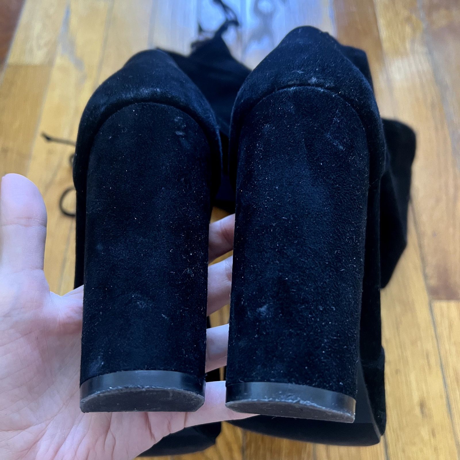 Stuart Weitzman Stuart Weitzman Highland over the knee boots size 11.5 black Size US 11.5 / IT 41.5 - 5 Thumbnail