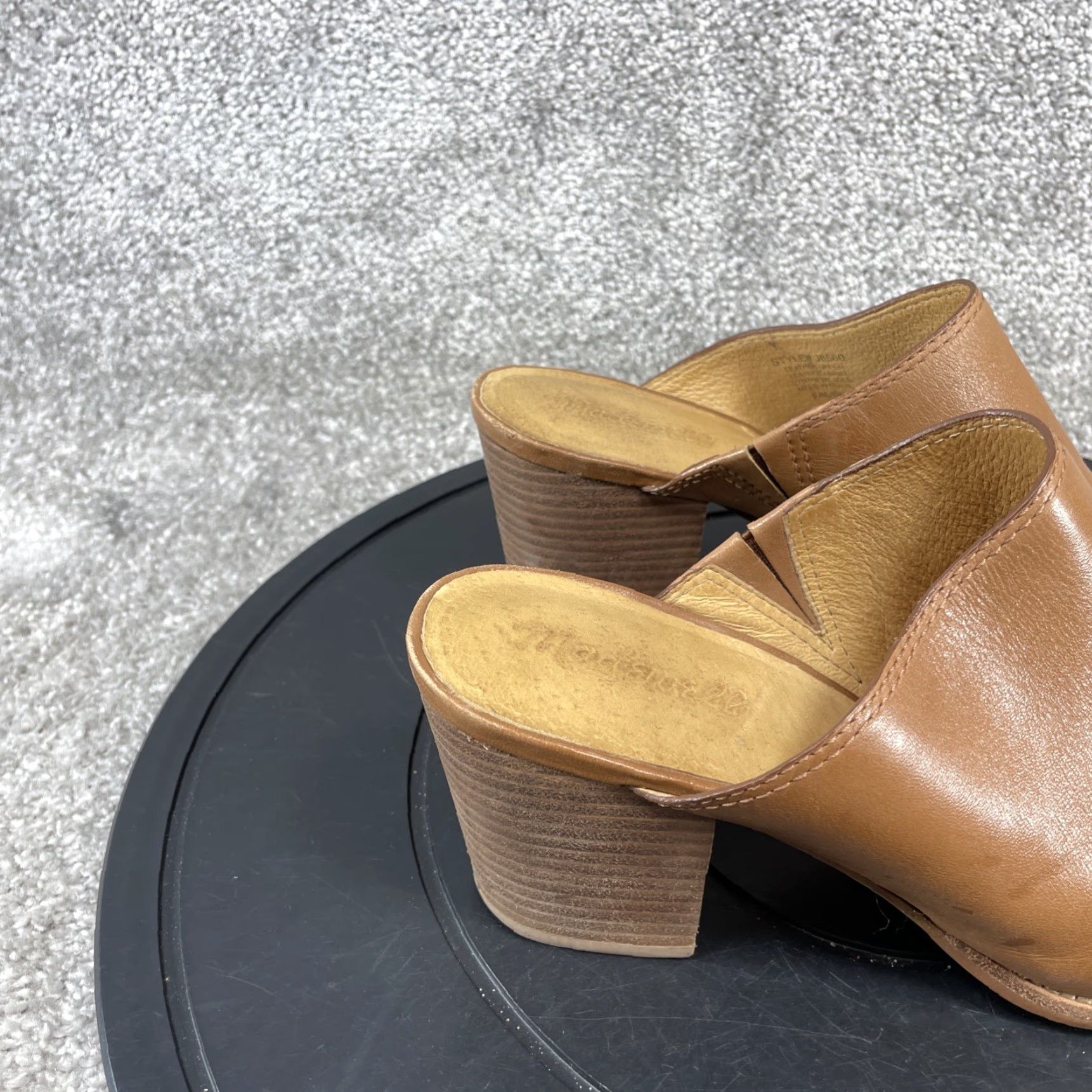 Madewell Madewell The Harper Mule Brown Leather Cuban Slip On Womens Size 9 Heel Mid 2-2.9in Casual Vintage No Size US 9 / IT 39 - 3 Thumbnail