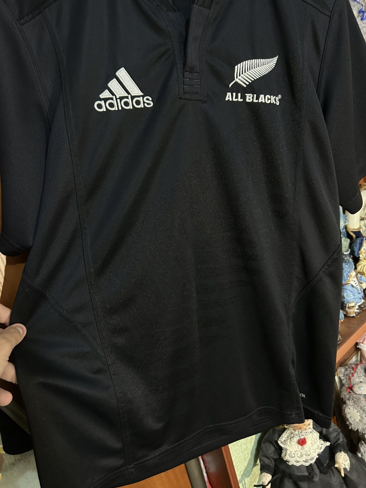 Adidas Vintage Adidas New Zealand 2010/11 Rugby All Blacks Jersey Size US M / EU 48-50 / 2 - 6 Thumbnail