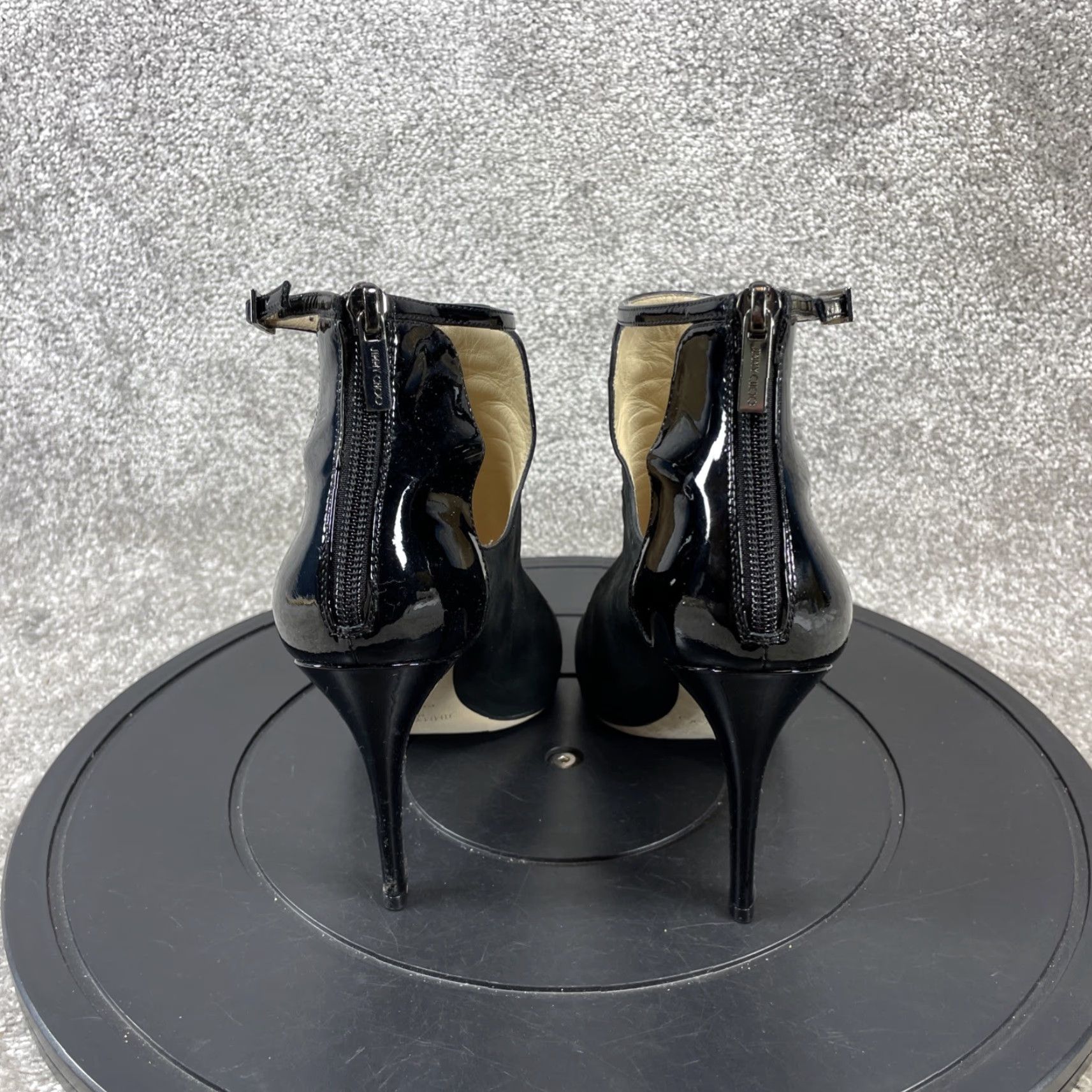 Jimmy Choo VINTAGE Jimmy Choo Boots Women Size 39.5 EU 9 US Suede Ankle Bootie Zipper High Heel Fall Winter Size US 9 / IT 39 - 6 Thumbnail