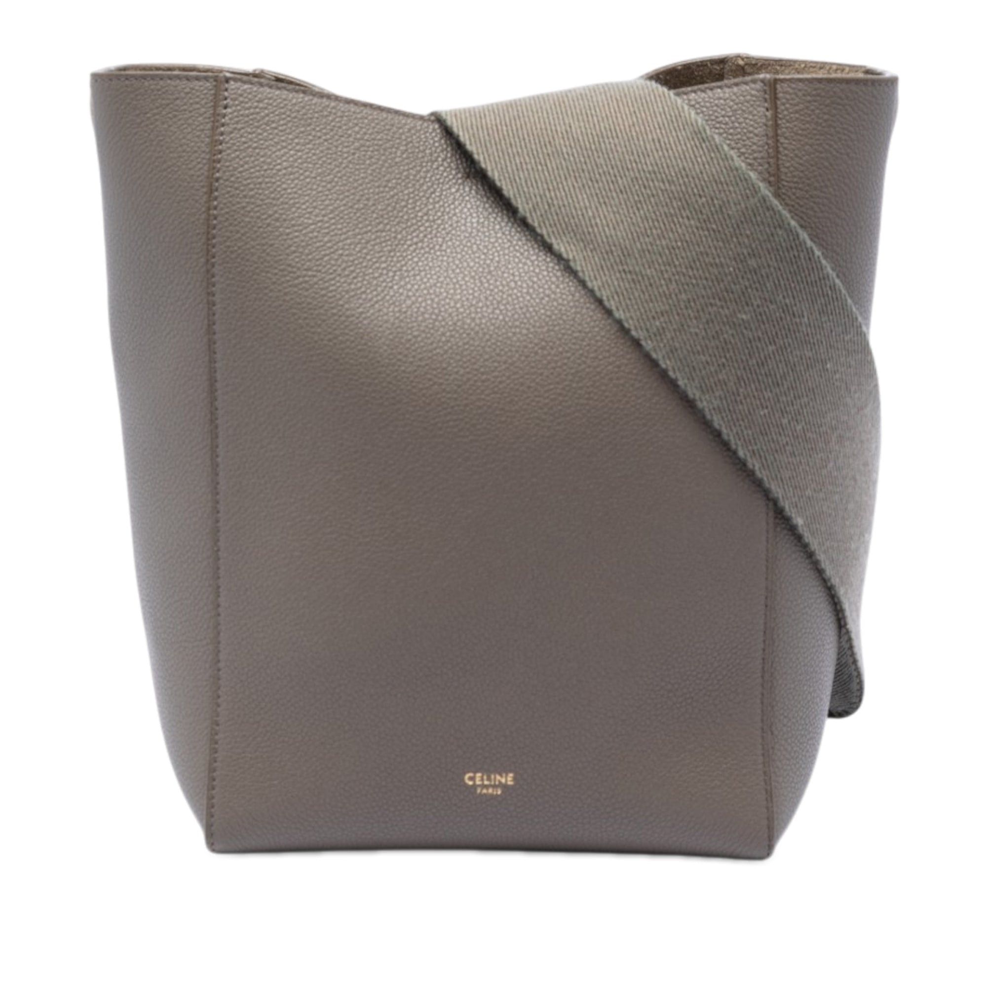 Celine Small Soft Grained Calfskin Seau Sangle Bucket Bag Size ONE SIZE - 1 Thumbnail