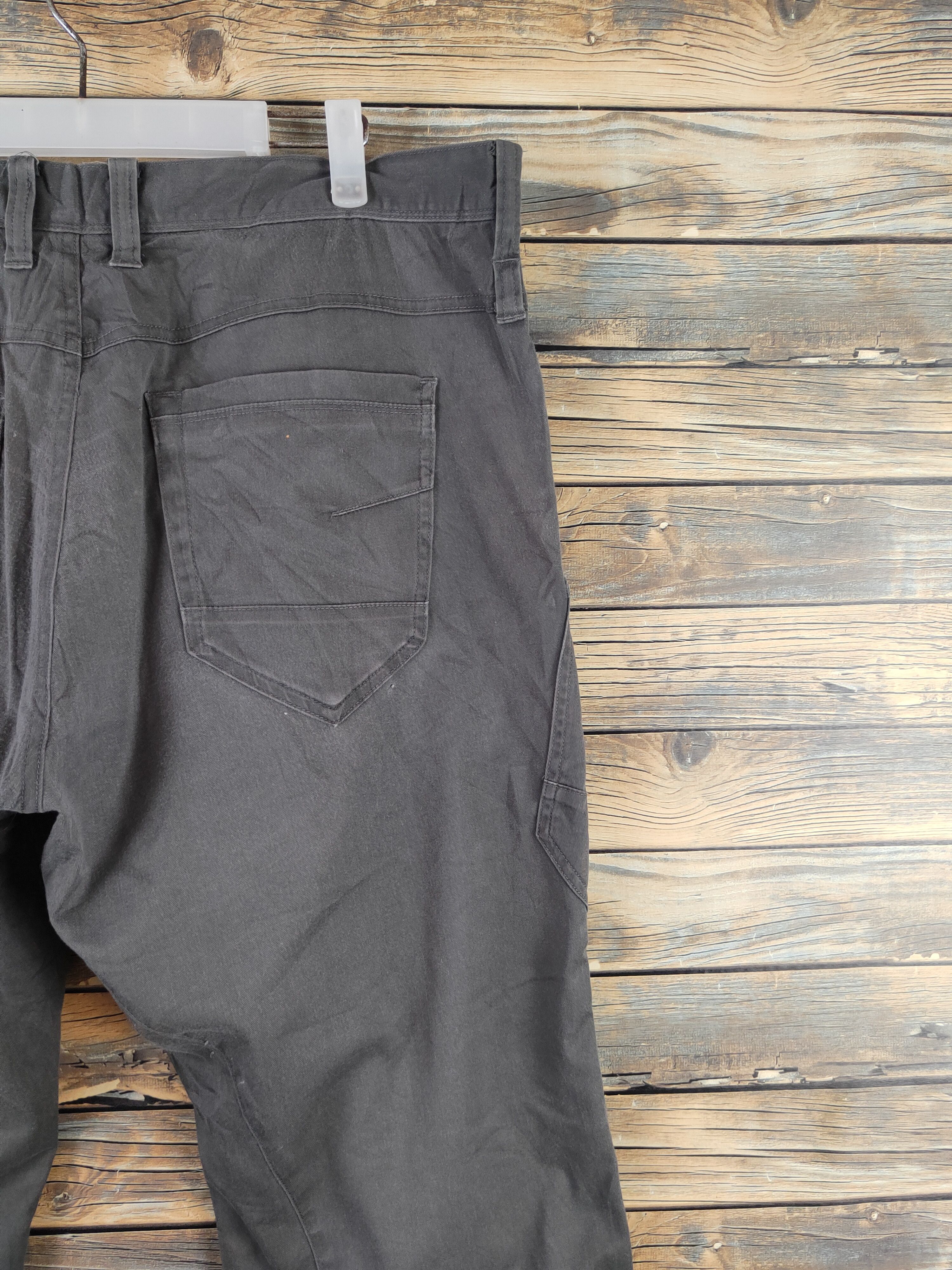 Japanese Brand Burtle Dark Gray Multipocket Tactical Cargo Pants #W2225 Size US 40 / EU 56 - 12 Thumbnail