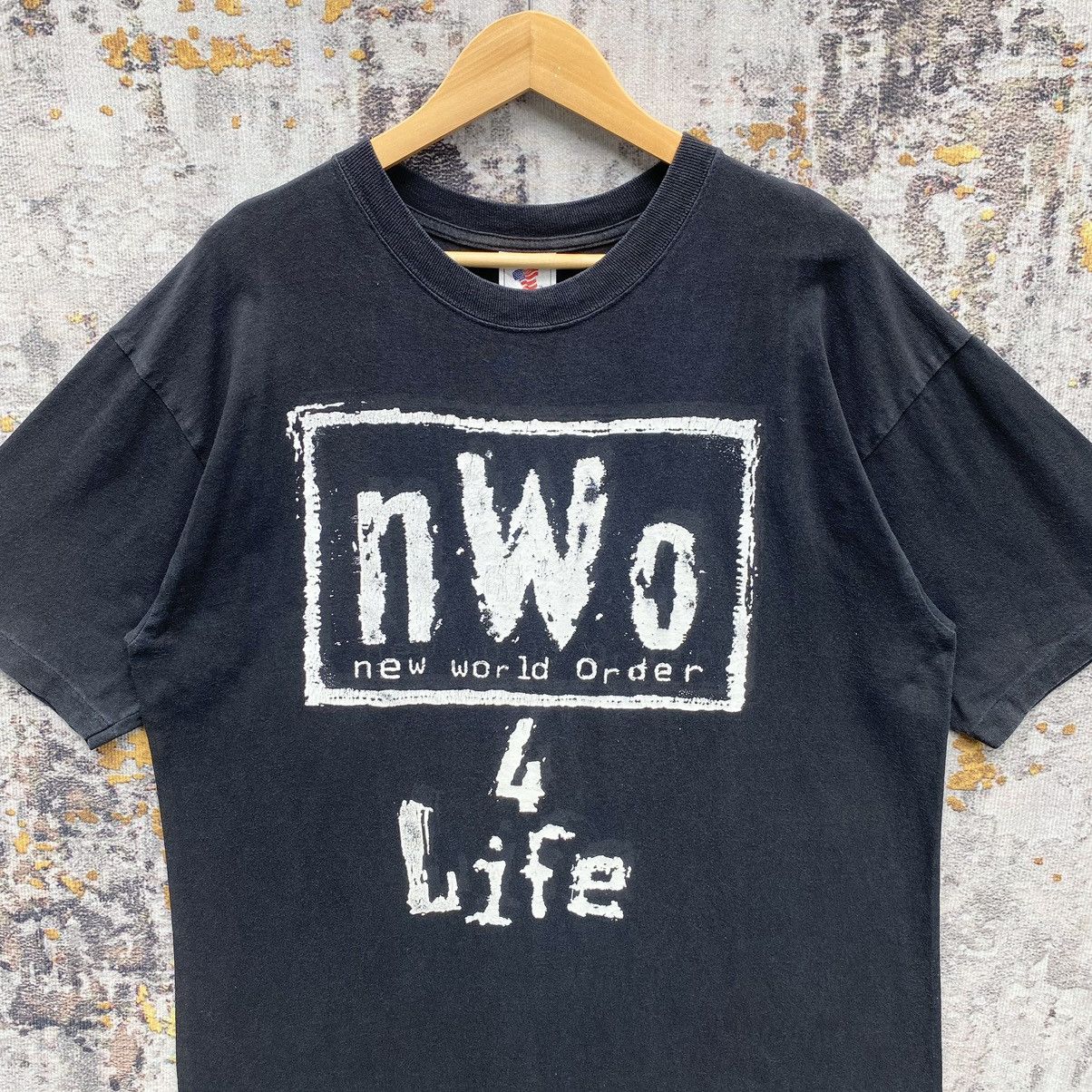 Vintage Vintage Nwo New World Order 4 Life Shirt Size US XL / EU 56 / 4 - 6 Thumbnail
