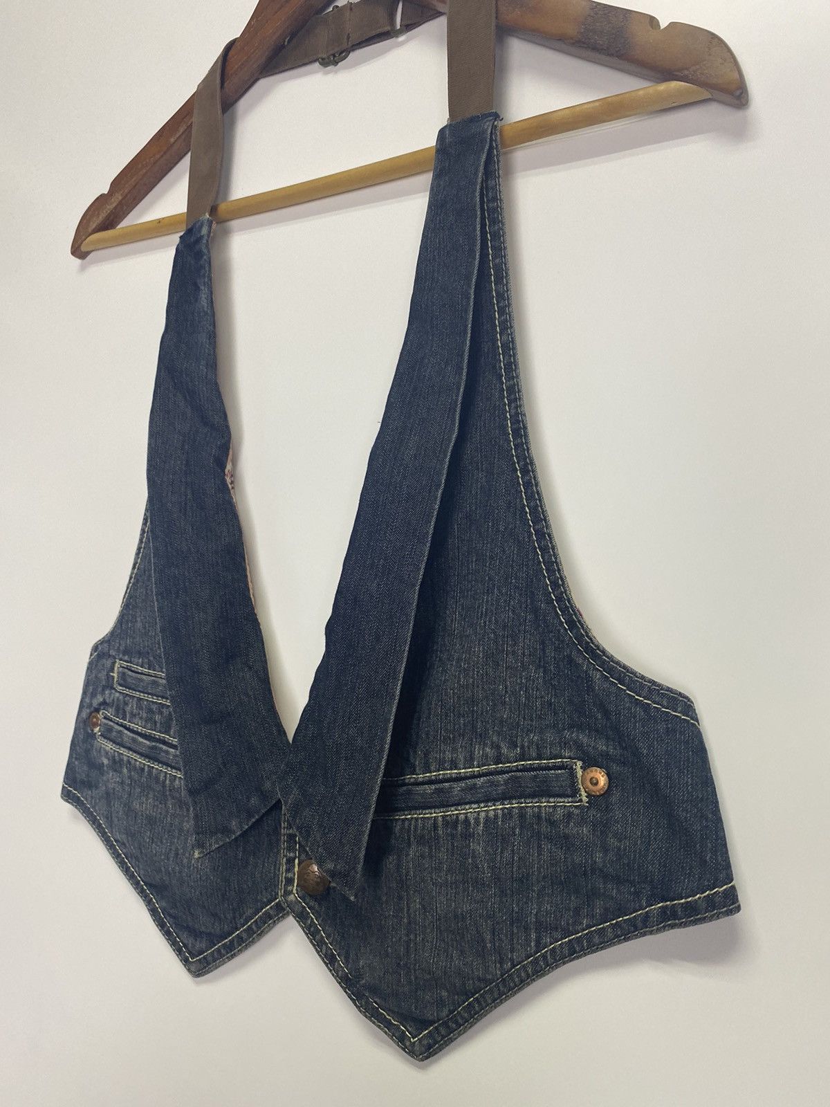 Evisu × Vintage Vintage Evisu Denim Vest Size US M / EU 48-50 / 2 - 4 Thumbnail