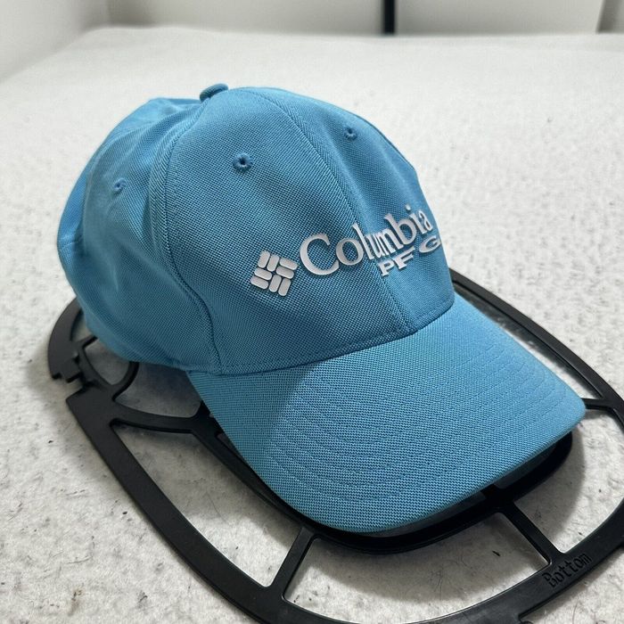 Columbia Columbia PFG L/XL Light Blue Baseball Cap Fish Logo Hat