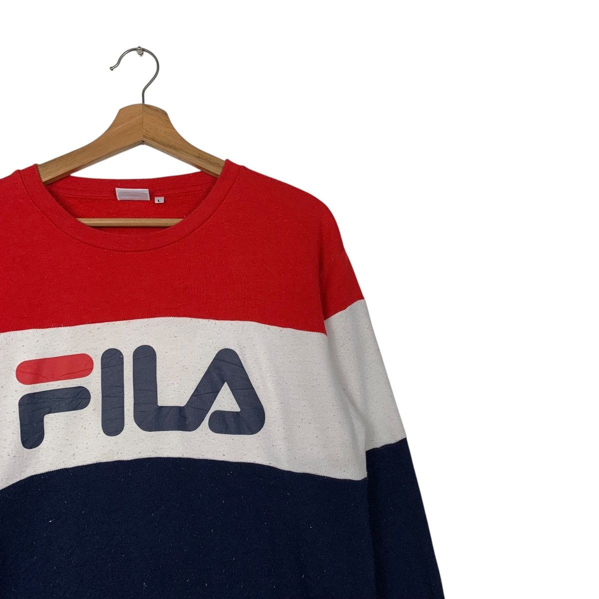 Fila Fila Color Block Crewneck Sweatshirt Size US L / EU 52-54 / 3 - 5 Thumbnail