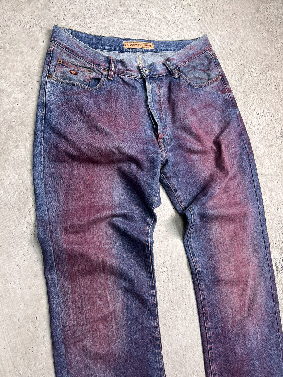 Christian Audigier × Ed Hardy × Vintage Vintage JEAN PAUL STYLE PANTS JEANS BAGGY Style Pants Size US 34 / EU 50 - 5 Thumbnail