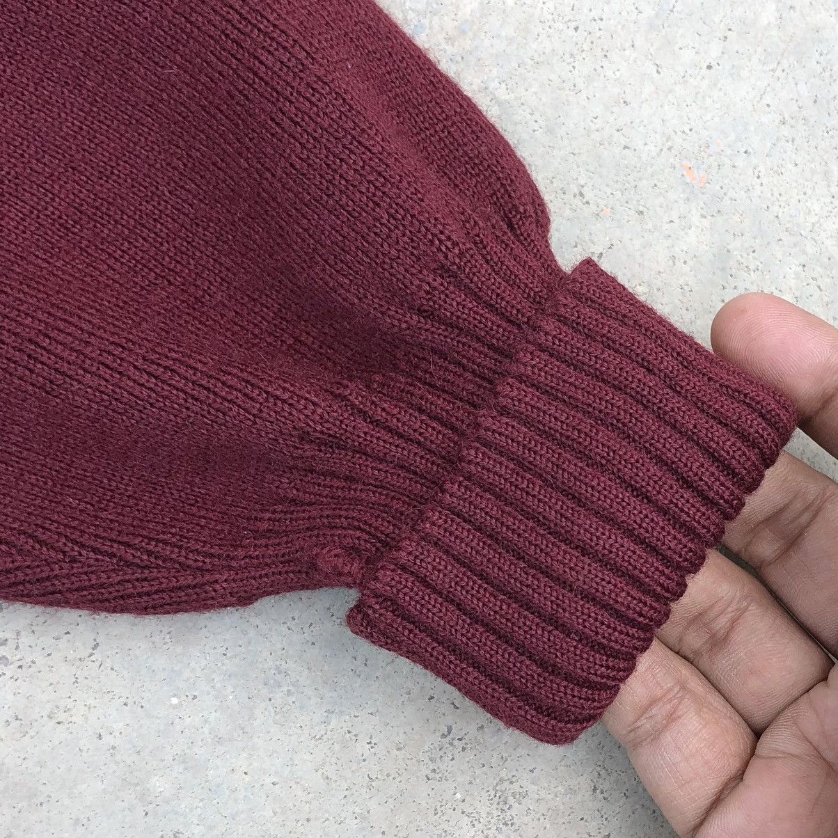 Burberry VTG Burberrys 100% Pure Wool With Burgundy Inserts Leather Size US M / EU 48-50 / 2 - 12 Thumbnail