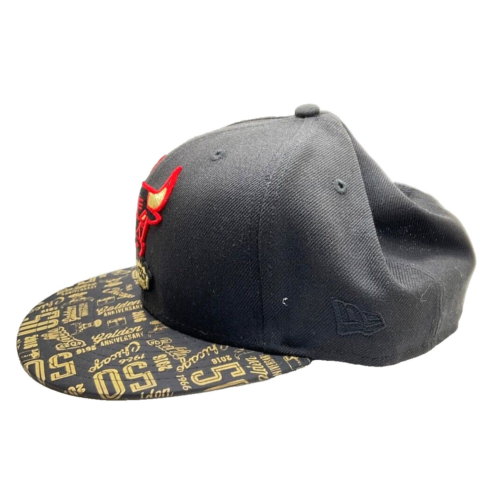 New Era Chicago Bulls New Era 50th Anniversary L/E 9FIFTY Snapback Size ONE SIZE - 4 Thumbnail