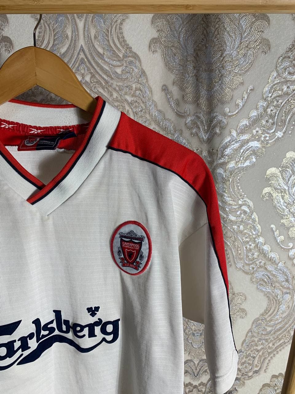 Reebok VERY RARE REEBOK LIVERPOOL ENGLAND SOCCER JERSEY RETRO 90s Size US XL / EU 56 / 4 - 3 Thumbnail