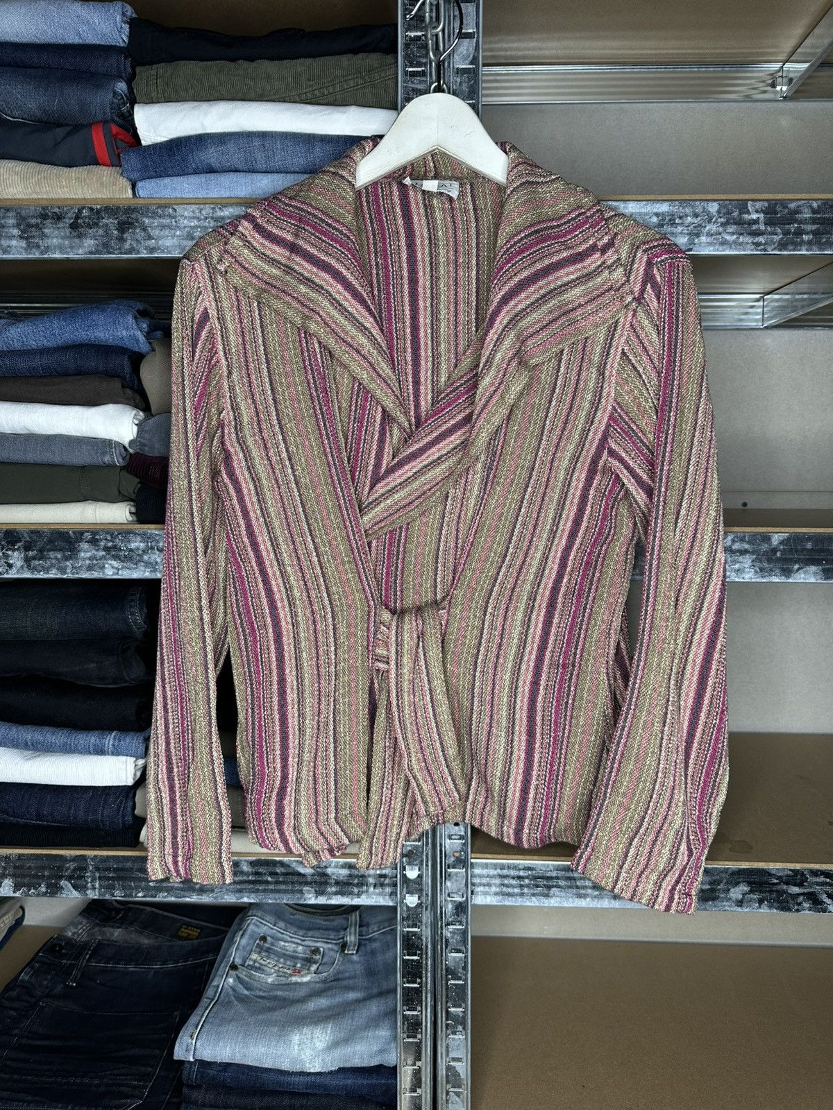 Other Masai Clothing Company Wrap Jacket Cardigan Striped Size M Size M / US 6-8 / IT 42-44 - 1 Thumbnail