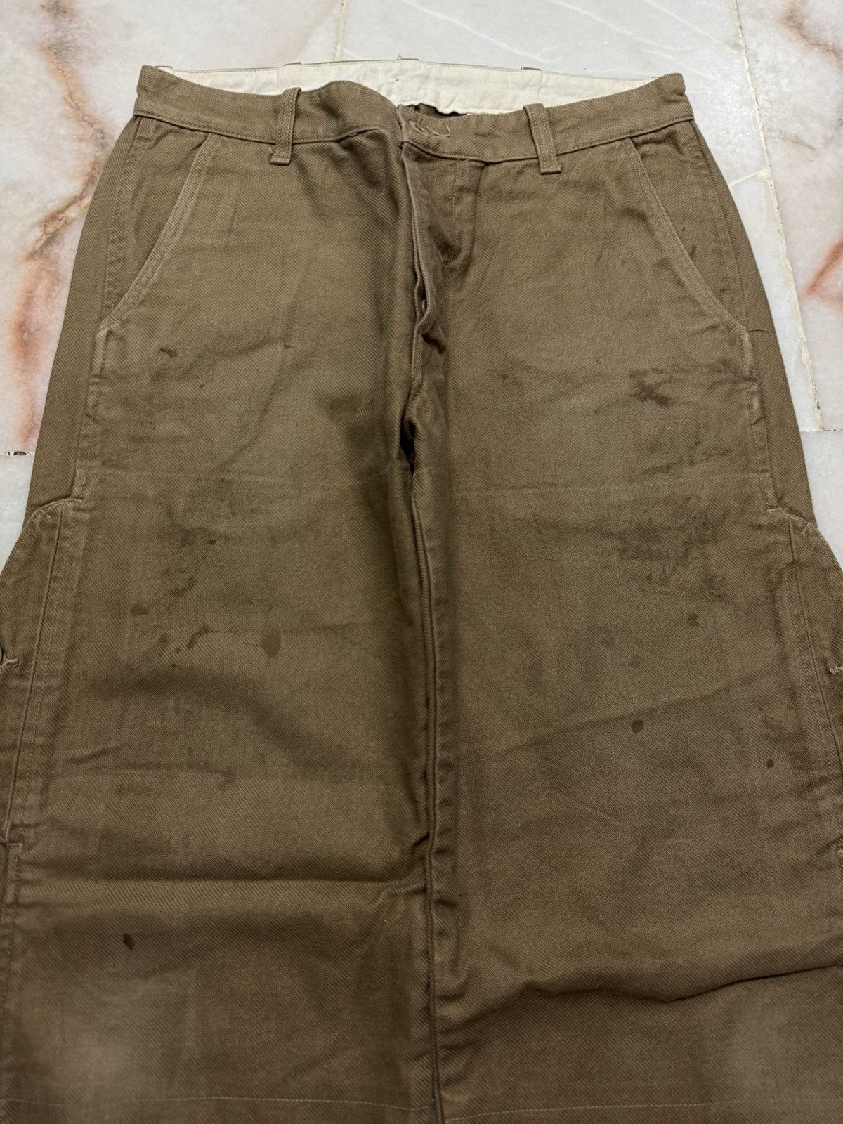 MasterPiece BAGGY WORKWEAR MASTERPIECE.CO POCKET PANTS MADE IN JAPAN Size US 29 - 4 Thumbnail