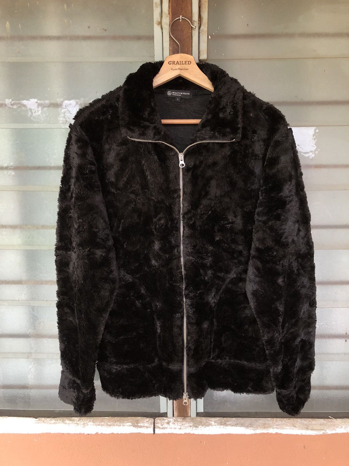 BEAUTY&YOUTH × Beauty Beast Vintage United Arrow Beauty & Youth Fur Coat Jacket Size L / US 10 / IT 46 - 1 Thumbnail