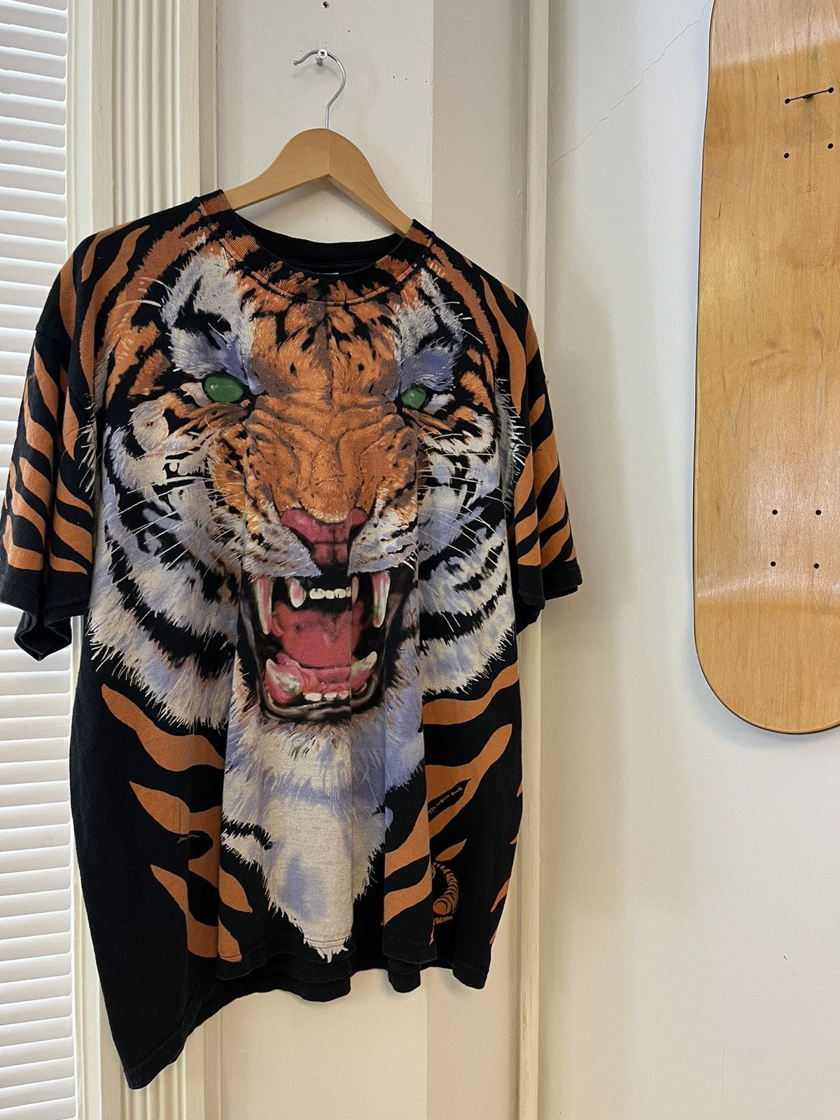 Vintage 1995 Liquid Blue AOP Tee Size US XL / EU 56 / 4 - 1 Thumbnail
